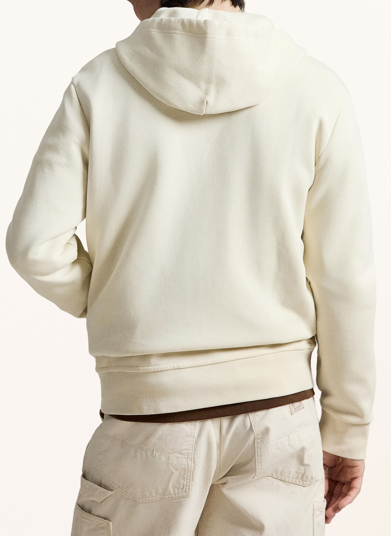 POLO RALPH LAUREN veste de survêtement: CRÈME
