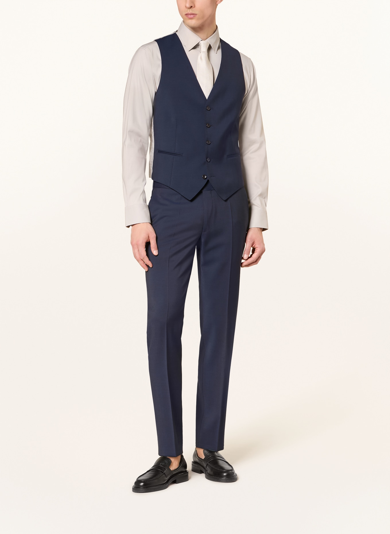 DRESSLER Suit vest slim fit: DARK BLUE