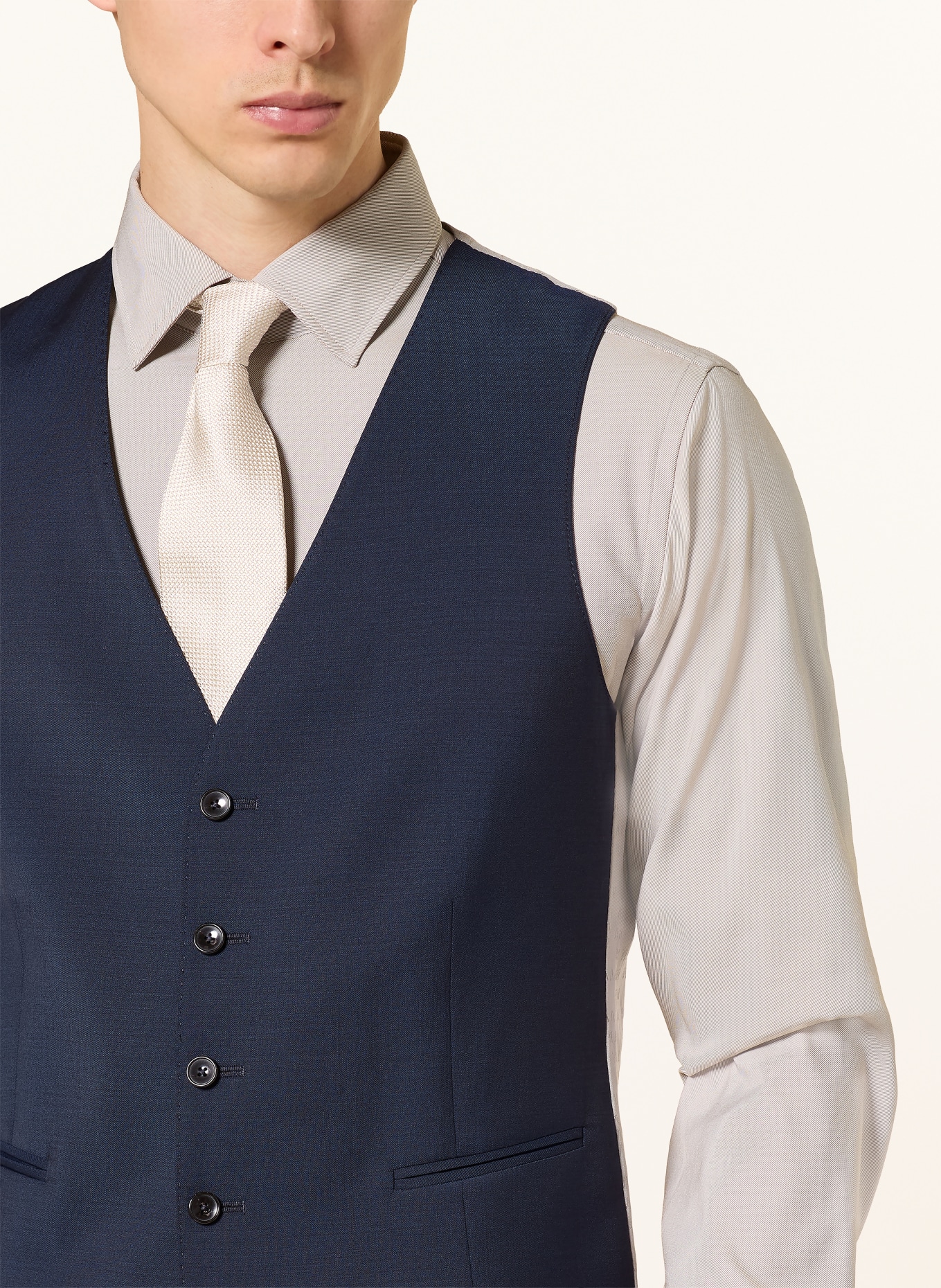 DRESSLER Suit vest slim fit: DARK BLUE