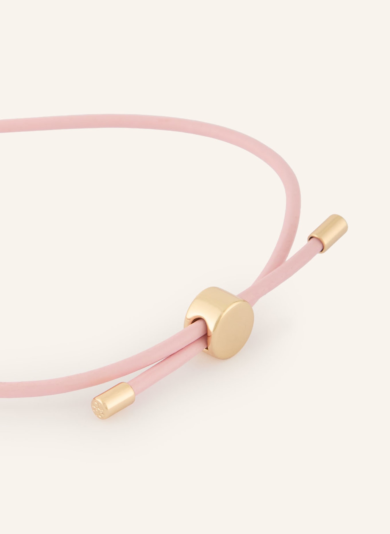 TORY BURCH Náramek MILLER: ZLATÁ / SVĚTLE RŮŽOVÁ