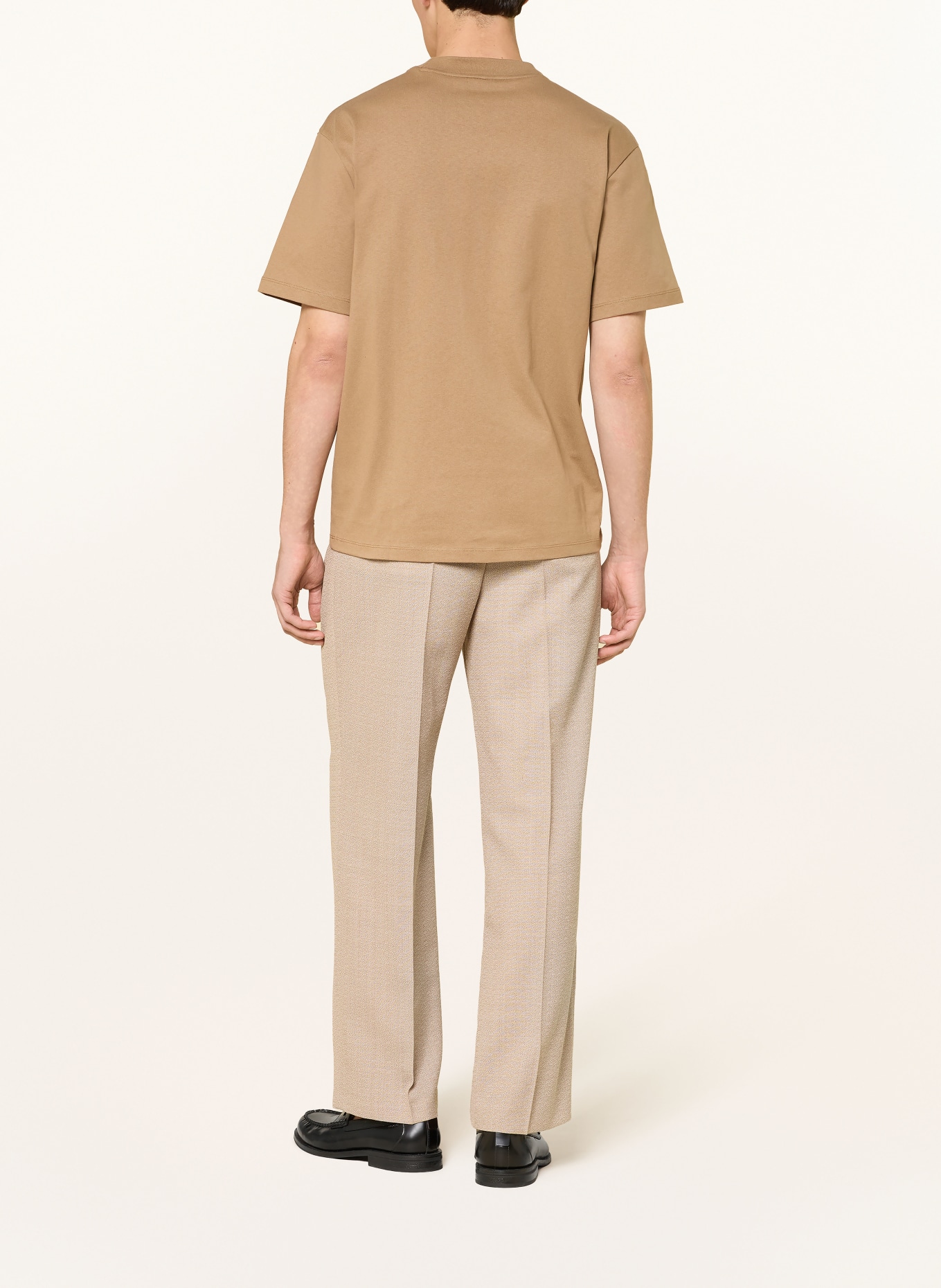 HUGO T-Shirt DAPOLINO: CAMEL