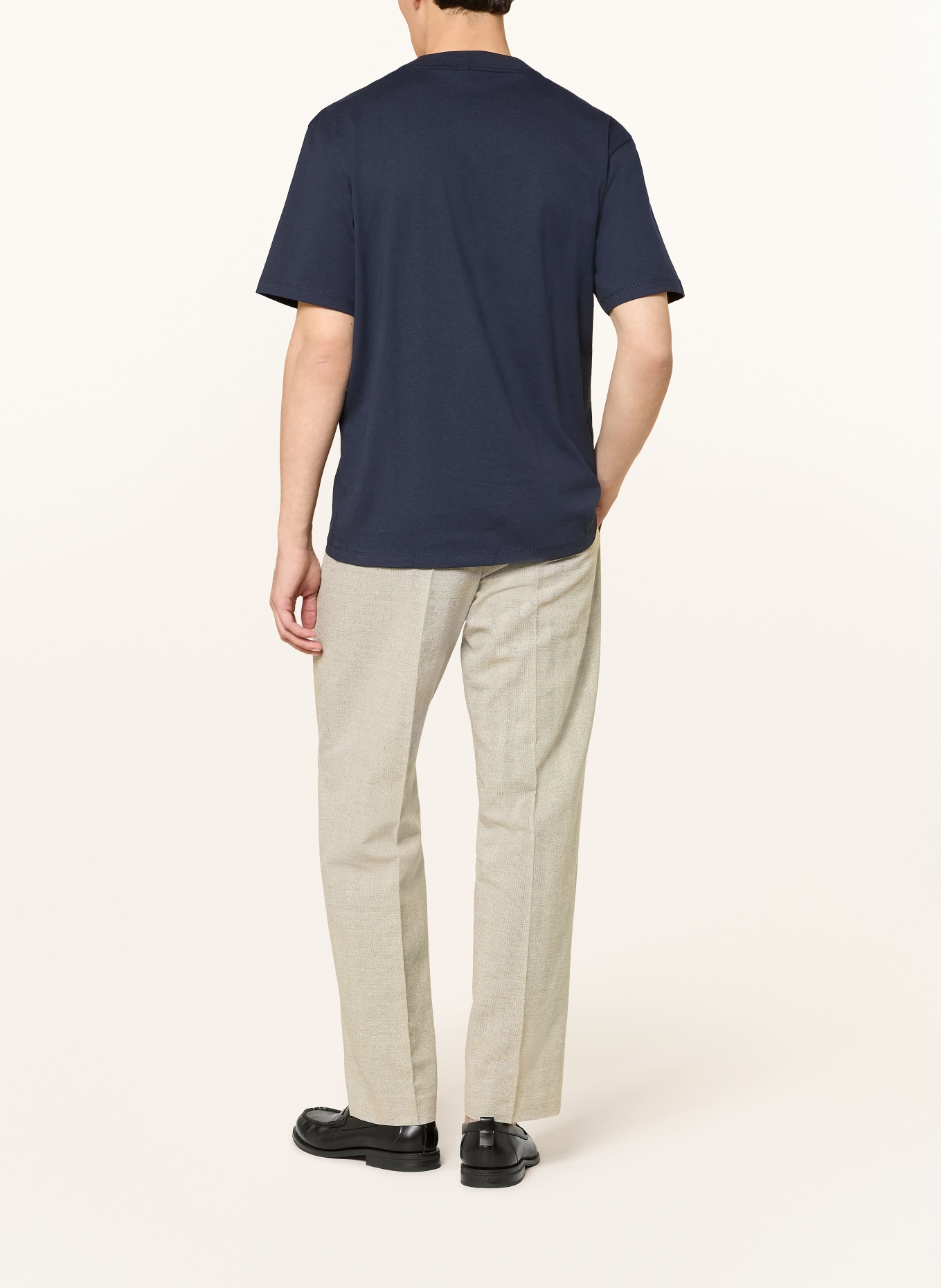 HUGO T-Shirt DAPOLINO: DUNKELBLAU