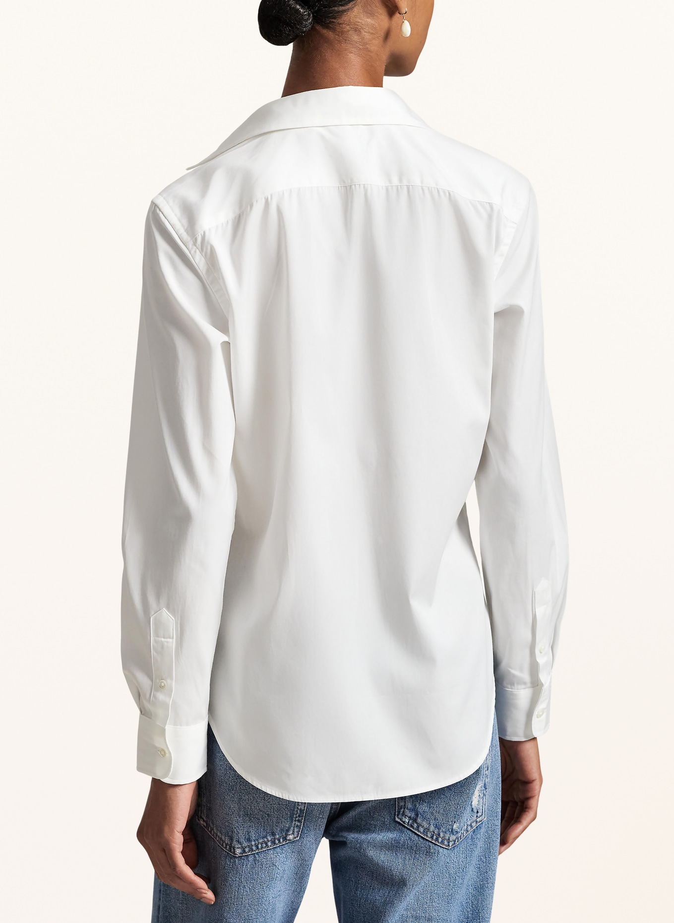 POLO RALPH LAUREN overhemdblouse: WIT