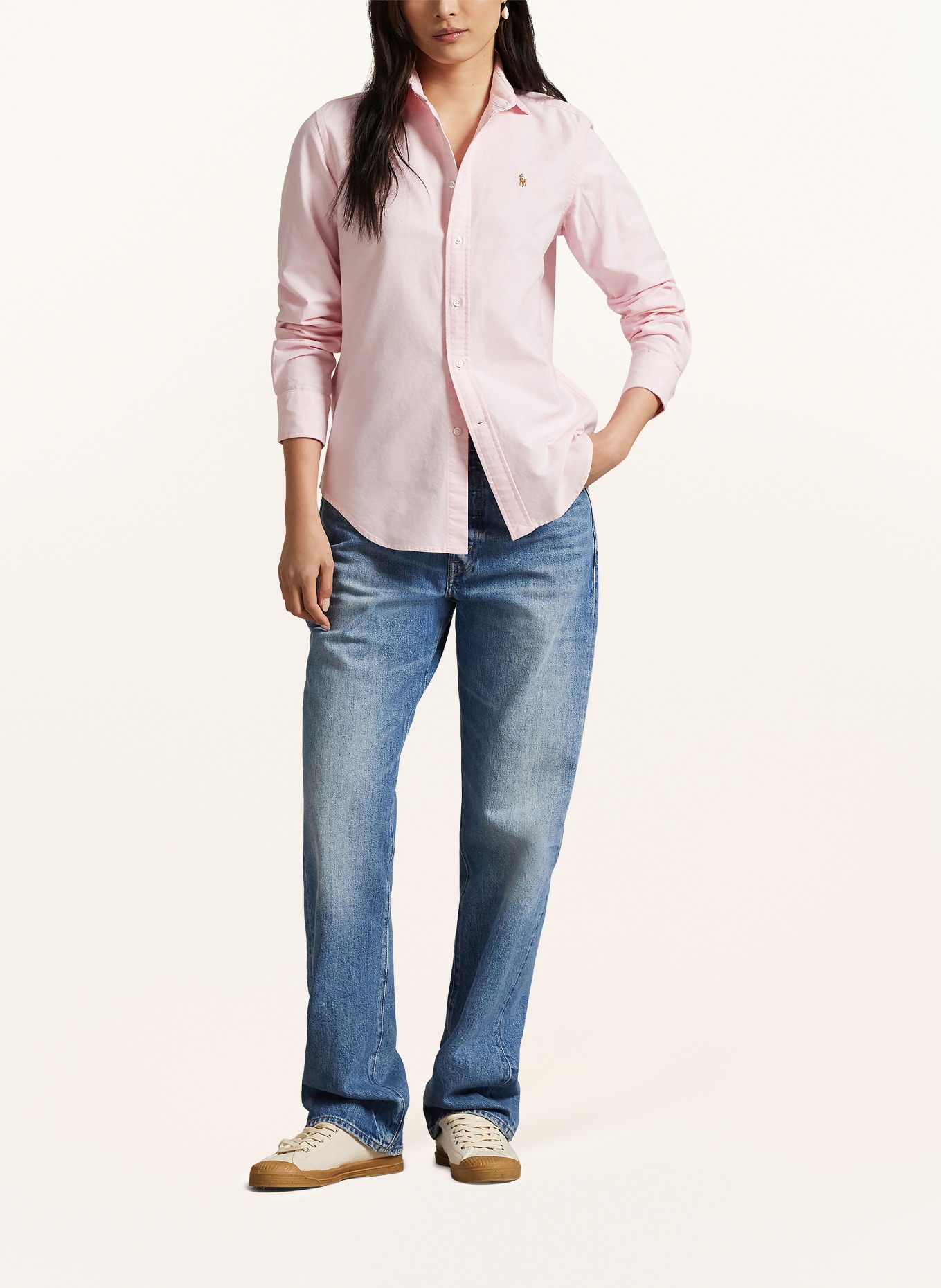 POLO RALPH LAUREN Koszula: JASNORÓŻOWY
