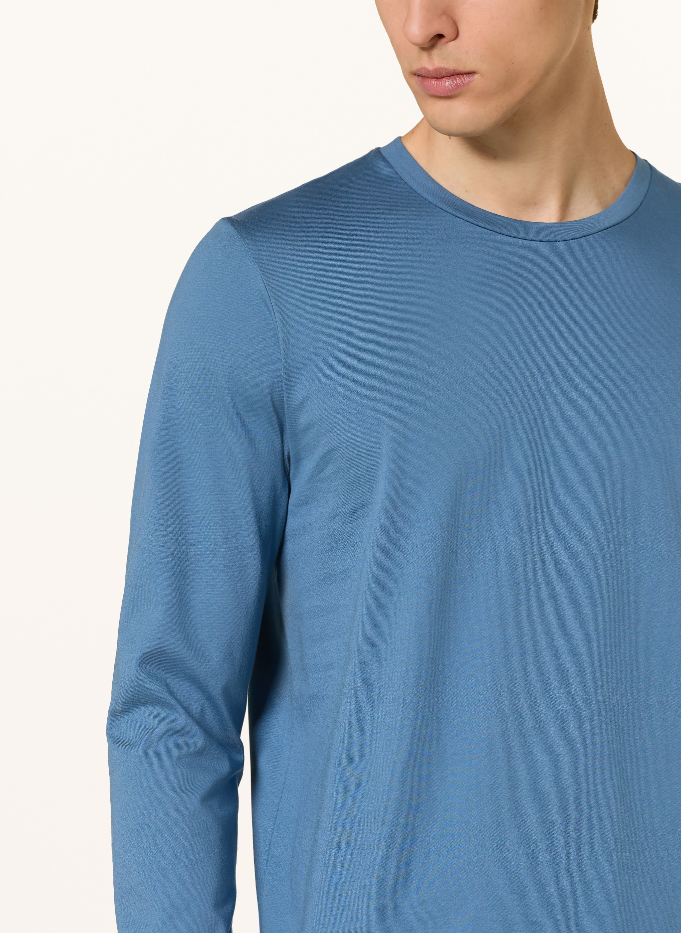 SCHIESSER Pyjama CASUAL ESSENTIALS: BLAUW / DONKERBLAUW
