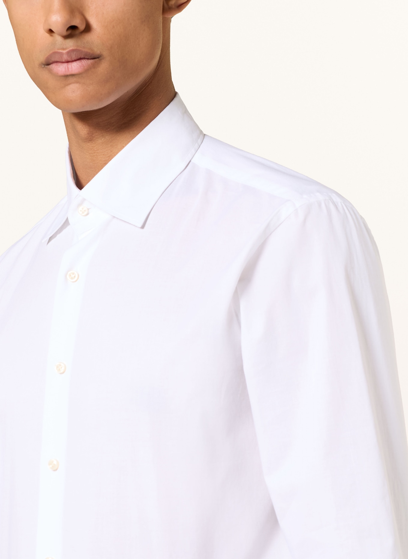 DRESSLER Shirt shaped fit: WHITE
