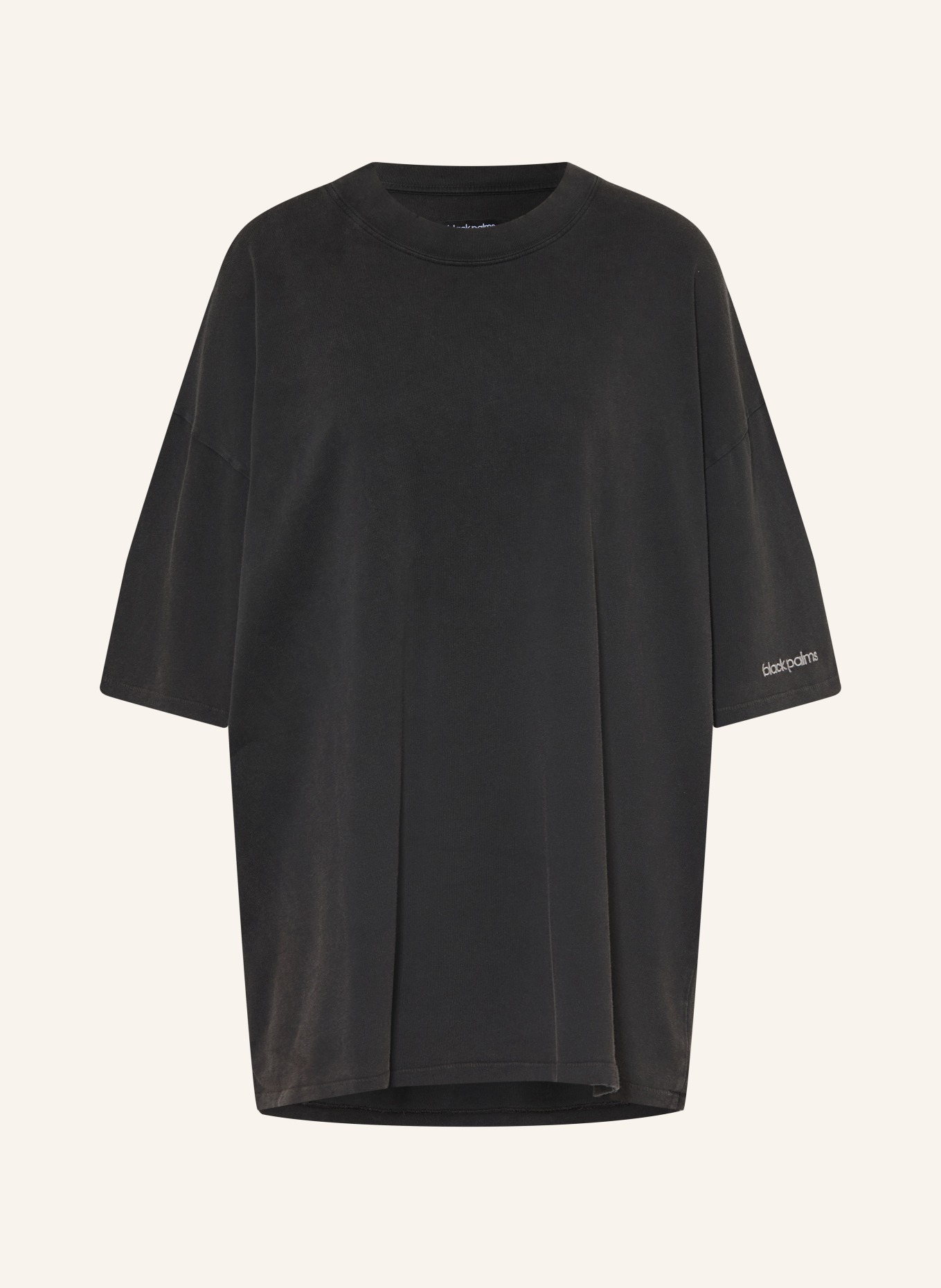black palms Oversized-Shirt: DUNKELGRAU