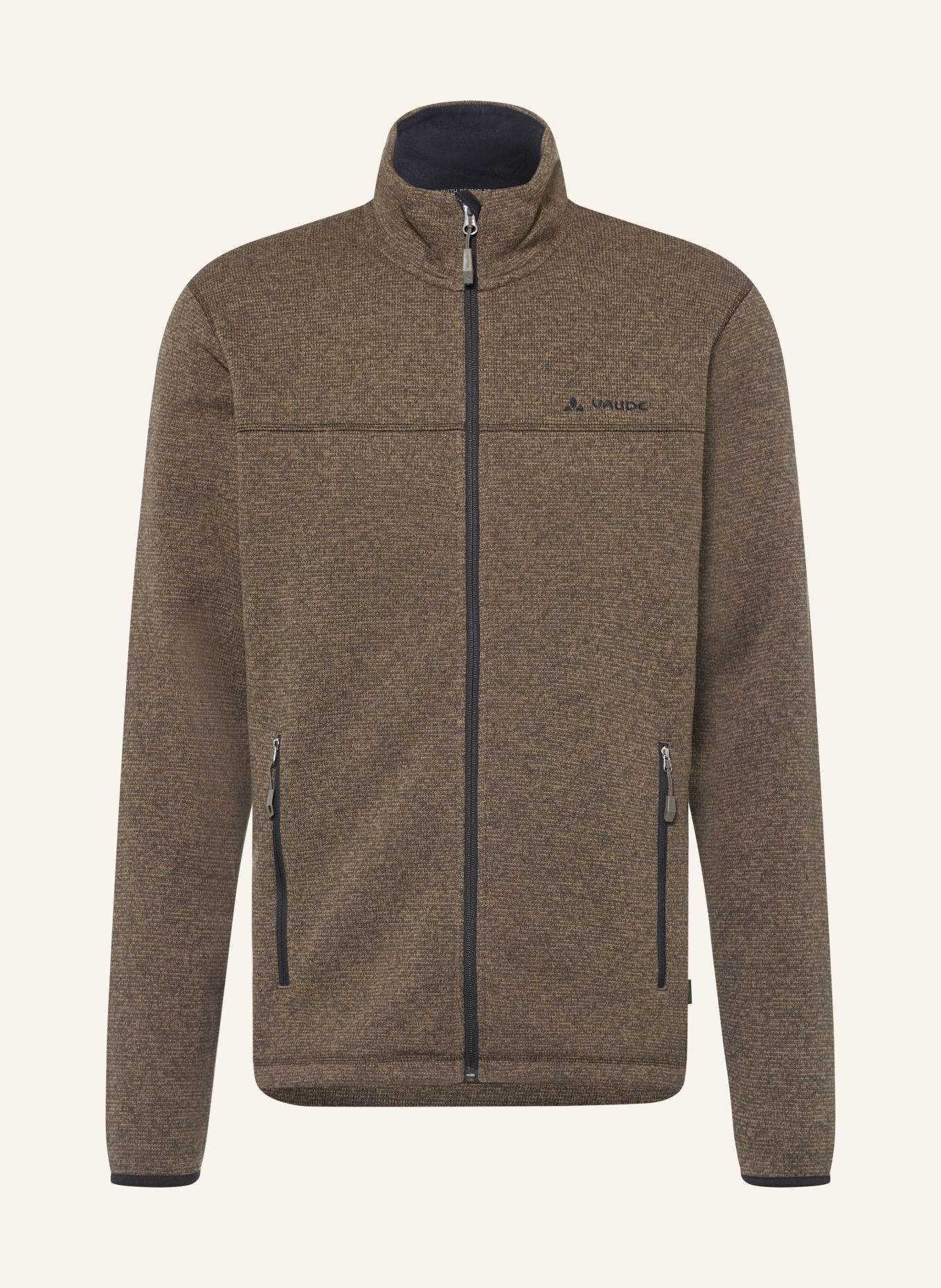VAUDE Kardigan z polaru RIENZA III: BRĄZOWY