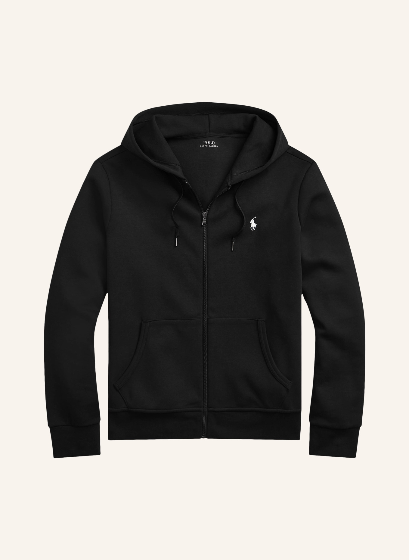 POLO RALPH LAUREN Sweat jacket: BLACK