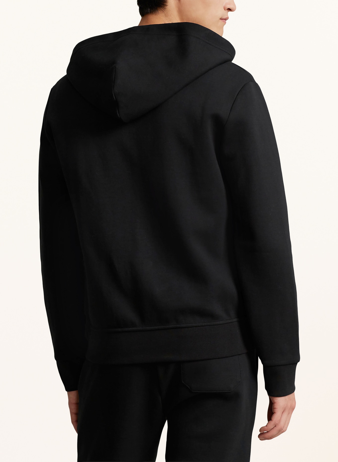POLO RALPH LAUREN Sweat jacket: BLACK