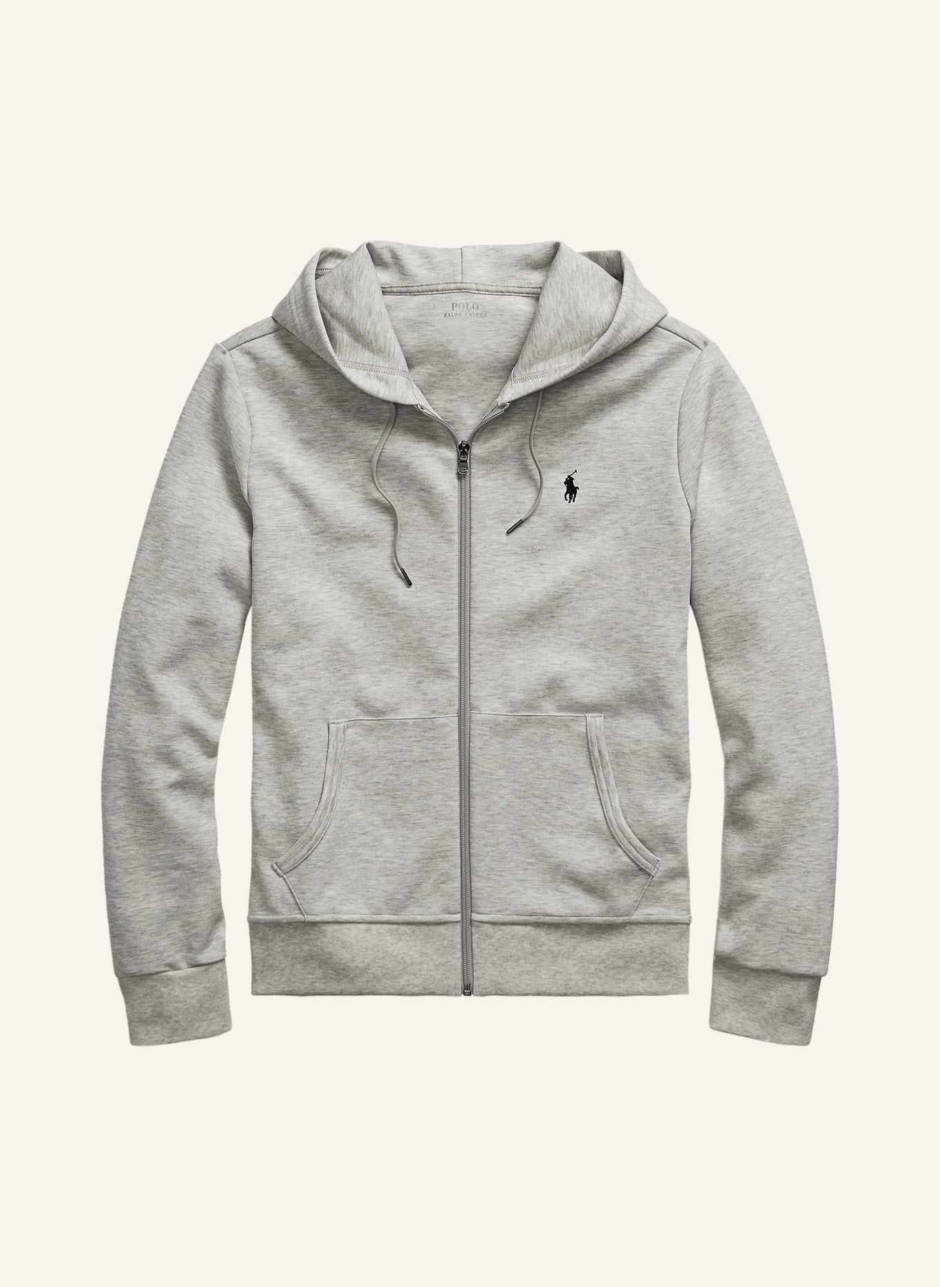 POLO RALPH LAUREN Sweat jacket: LIGHT GRAY