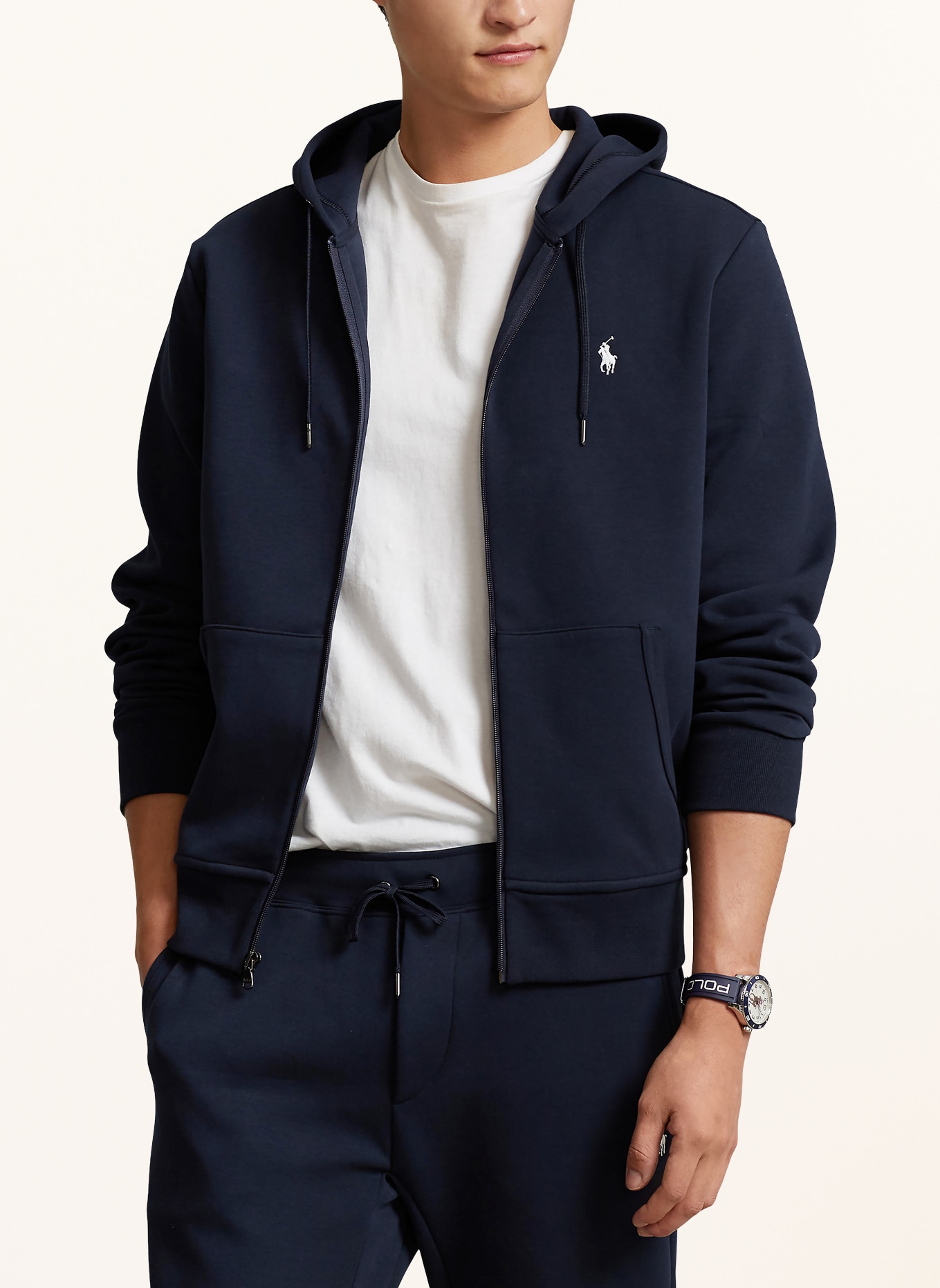 POLO RALPH LAUREN Sweaterjas: DONKERBLAUW