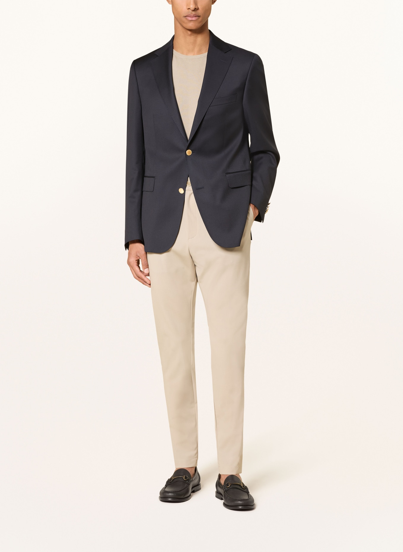 DRESSLER Tailored jacket comfort fit: DARK BLUE