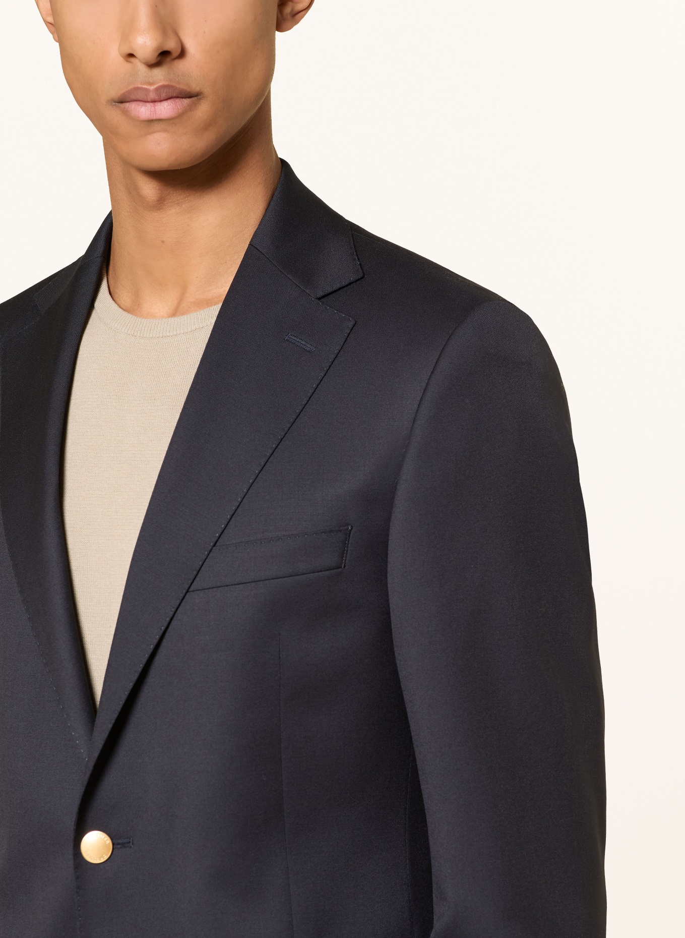 DRESSLER Tailored jacket comfort fit: DARK BLUE