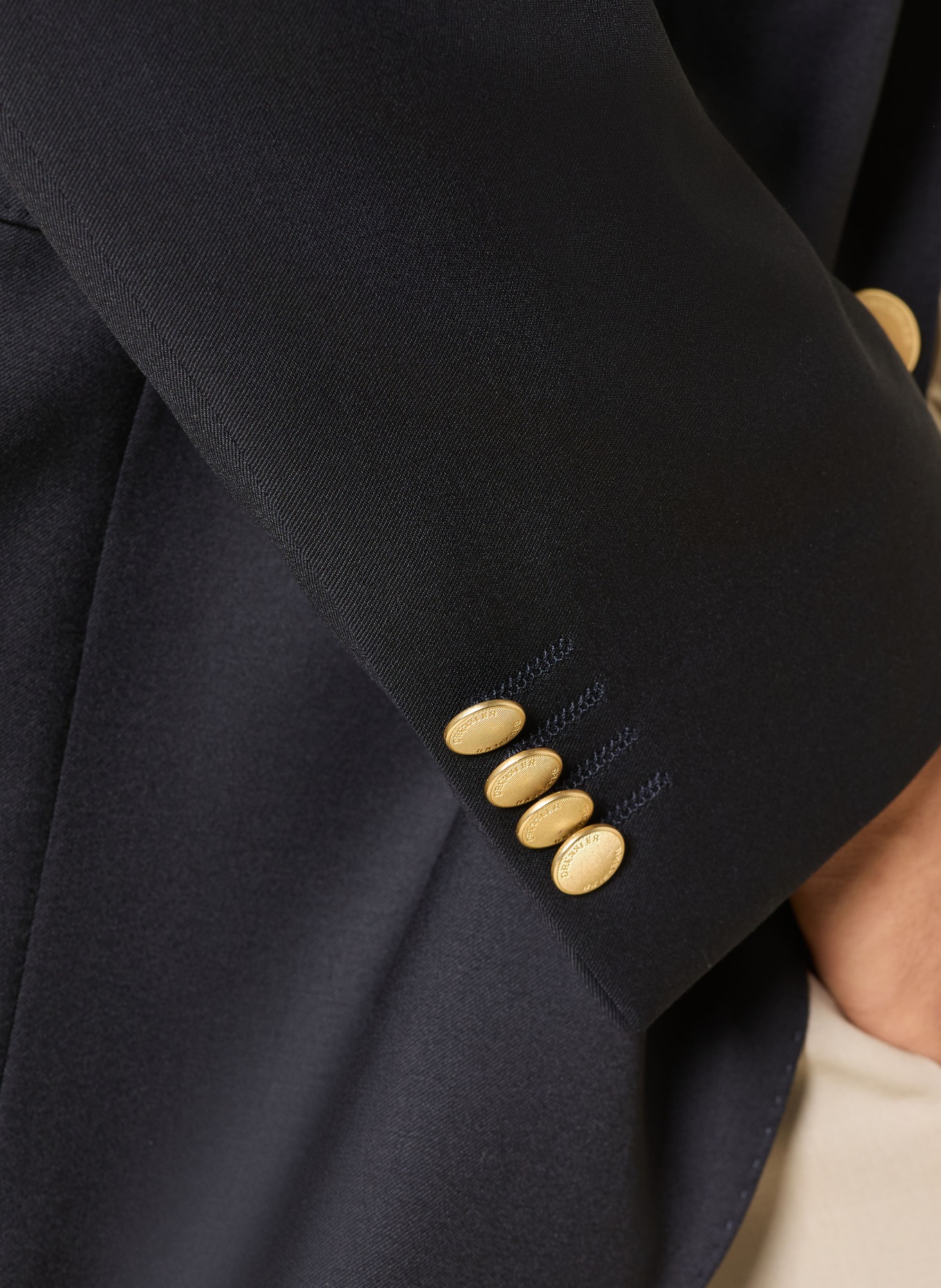 DRESSLER Tailored jacket comfort fit: DARK BLUE