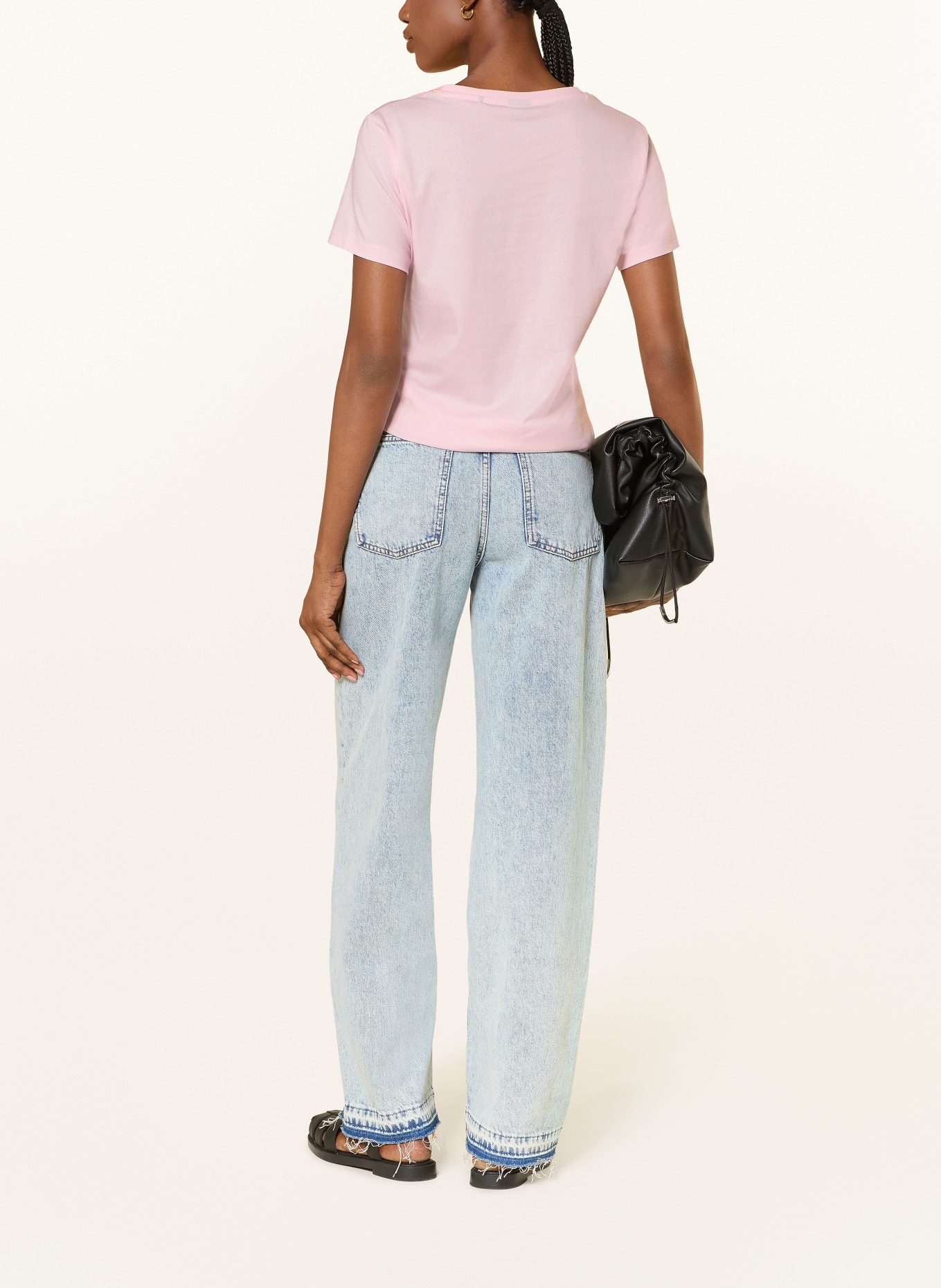 HUGO T-shirt: LIGHT PINK
