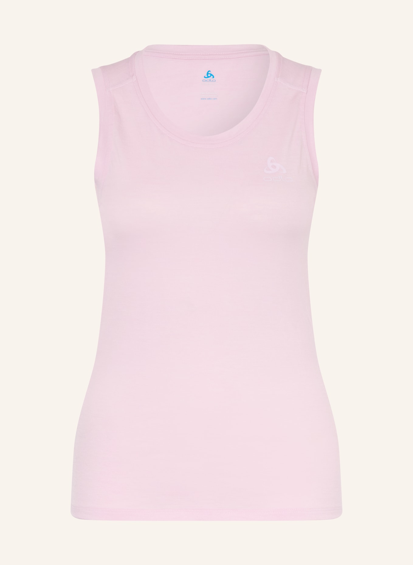odlo Functional underwear top NATURAL MERINO 160 made of merino wool: PINK