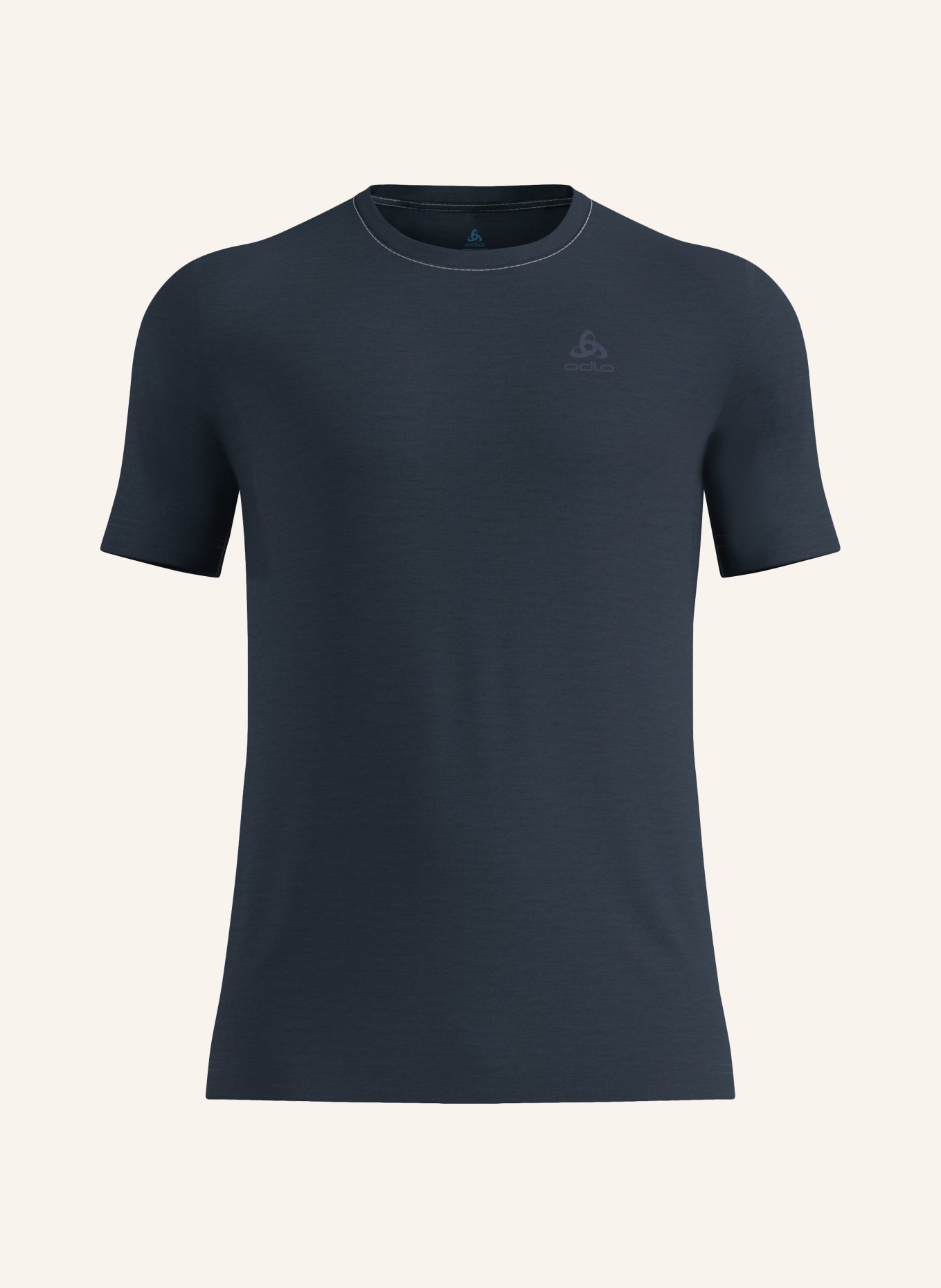 odlo Funktionswäsche-Shirt NATURAL MERINO 160 aus Merinowolle: DUNKELBLAU