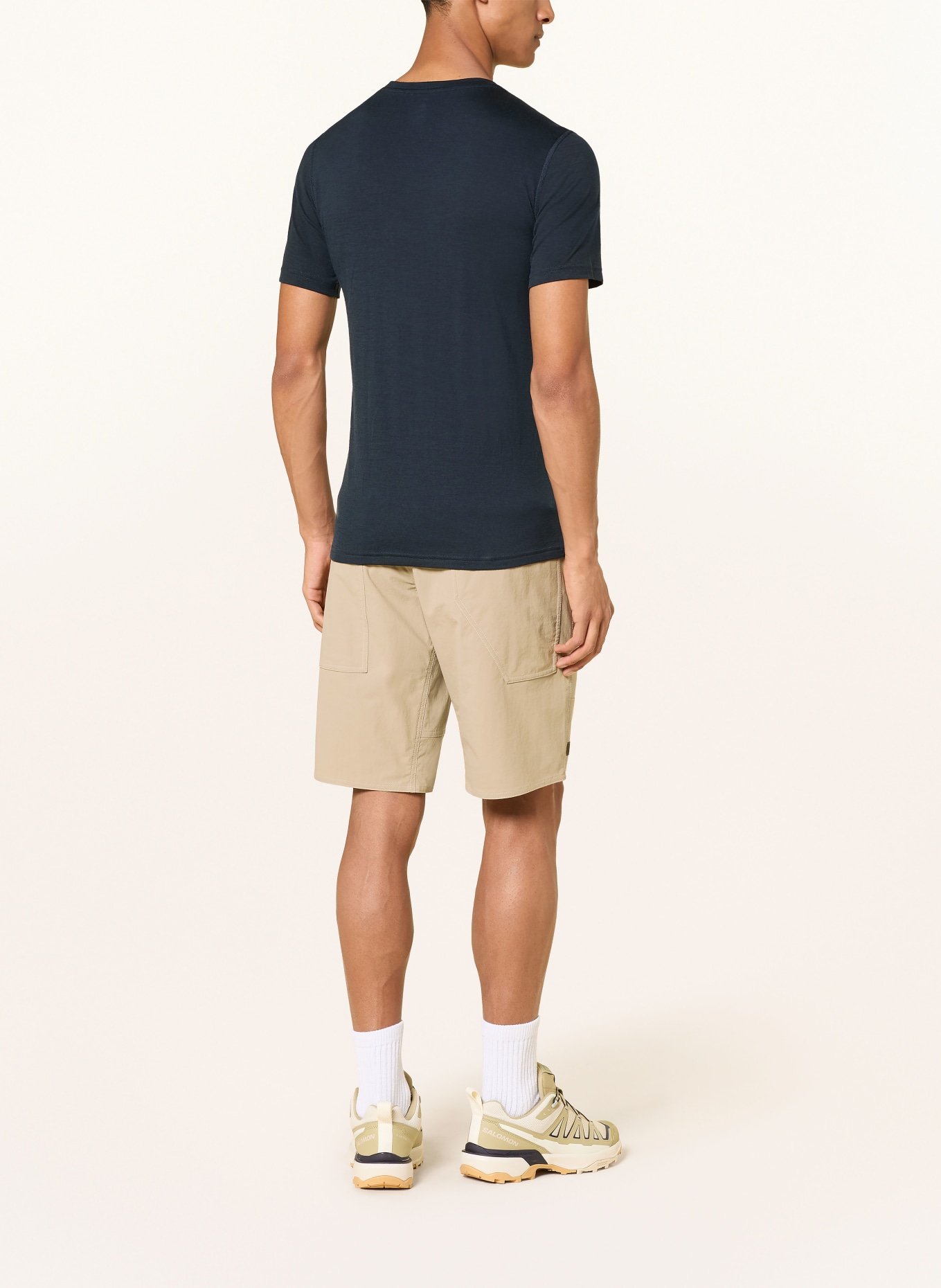 odlo Funktionswäsche-Shirt NATURAL MERINO 160 aus Merinowolle: DUNKELBLAU