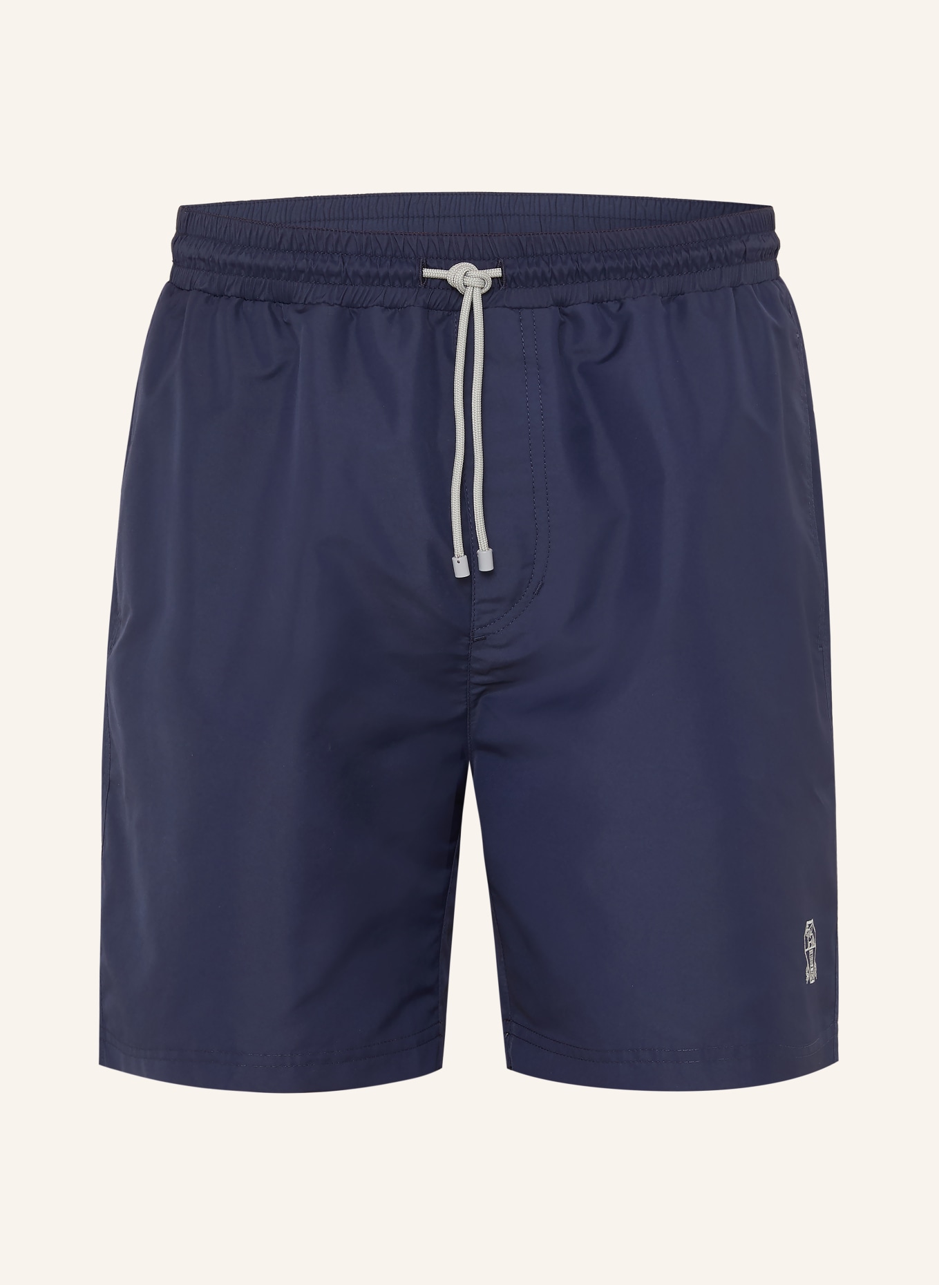 BRUNELLO CUCINELLI zwemshort: DONKERBLAUW