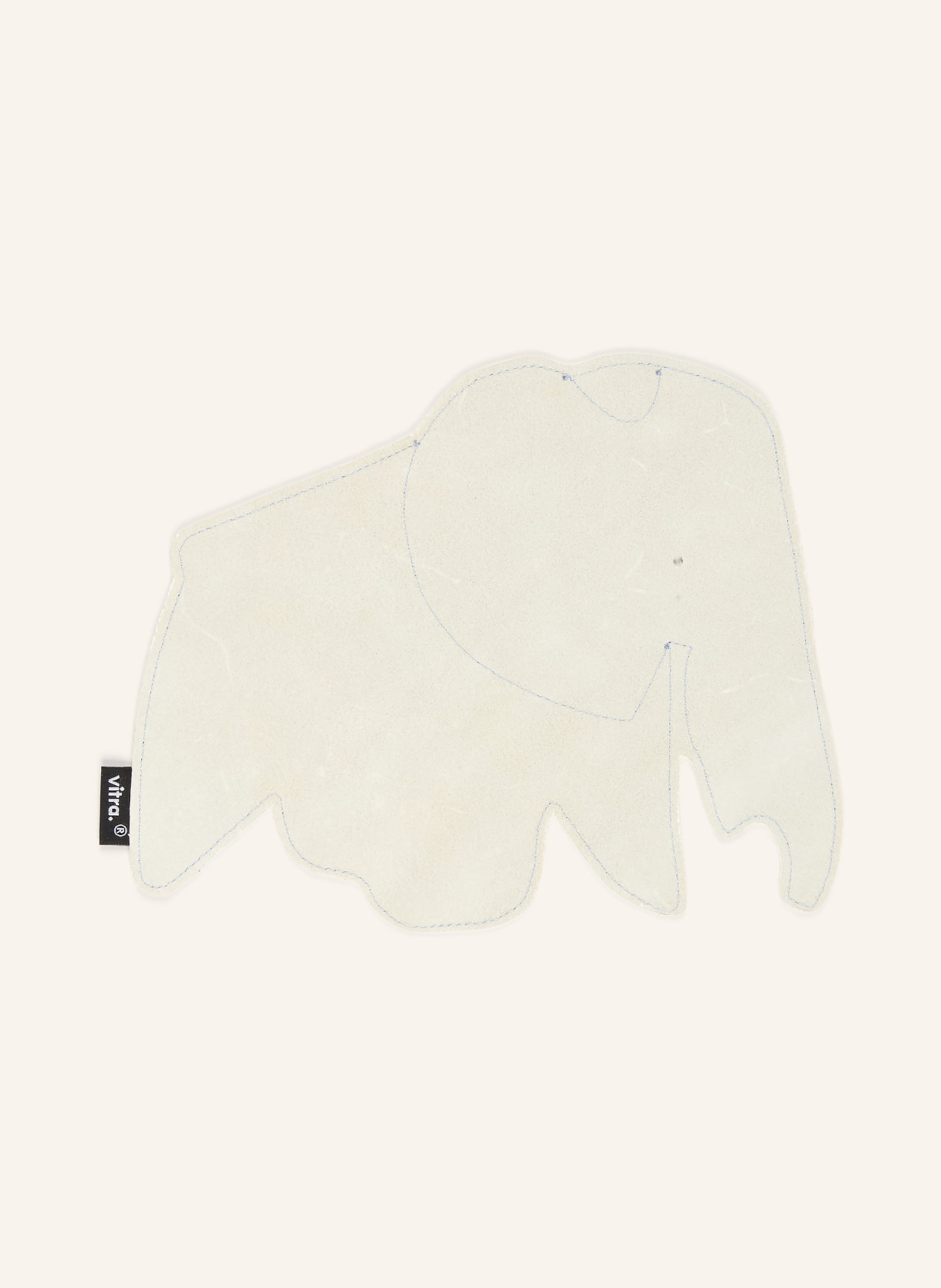 vitra Musemåtte ELEPHANT i læder: LYSEBLÅ