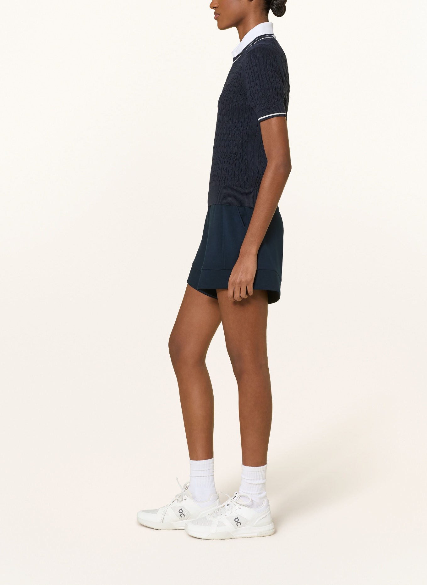 VARLEY Sweatshorts ATRUIM: DUNKELBLAU