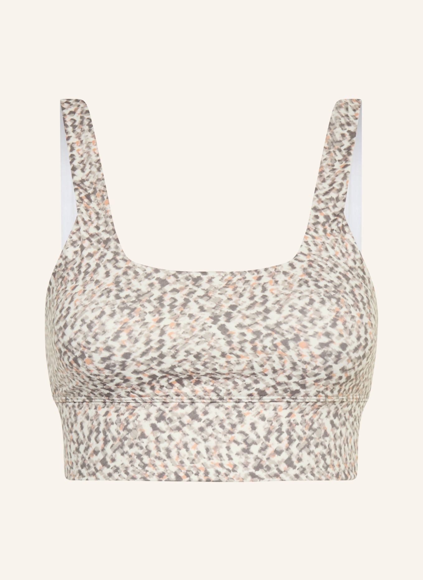 VARLEY Sports bra CORI: CREAM / DARK ORANGE / KHAKI