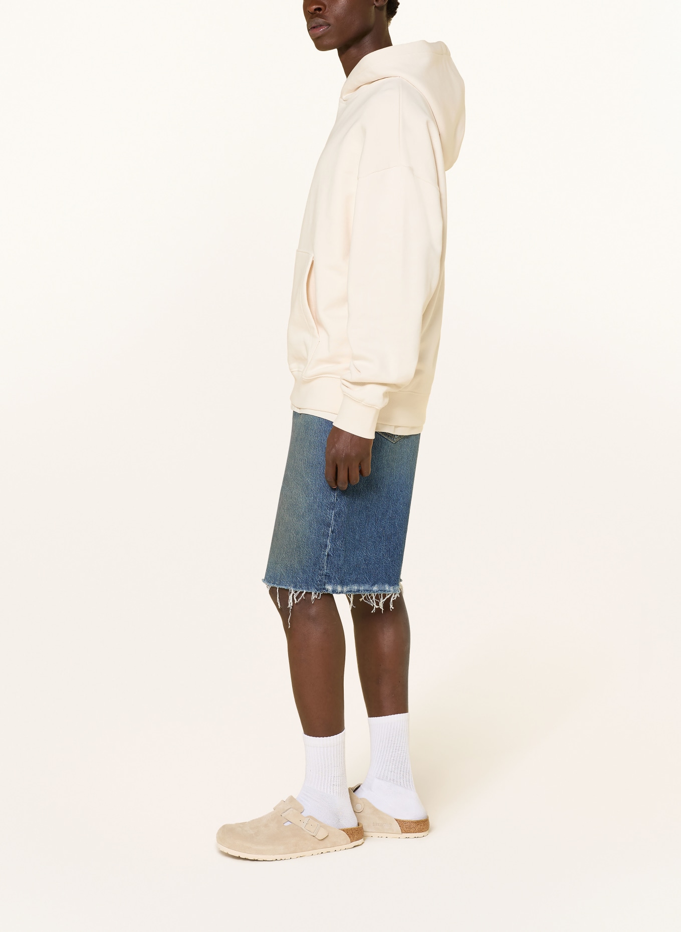 HUGO Hoodie NAZARDO: ECRU