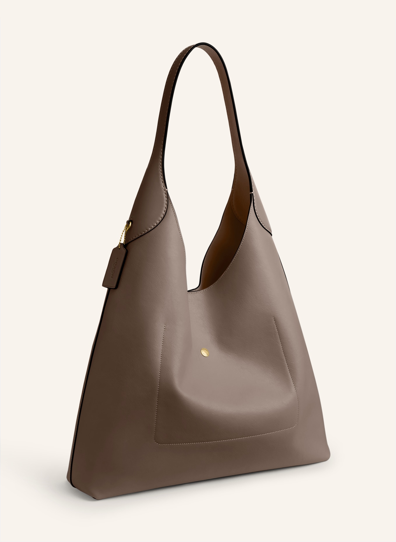 COACH BROOKLYN LARGE Tote Bag: TAUPE