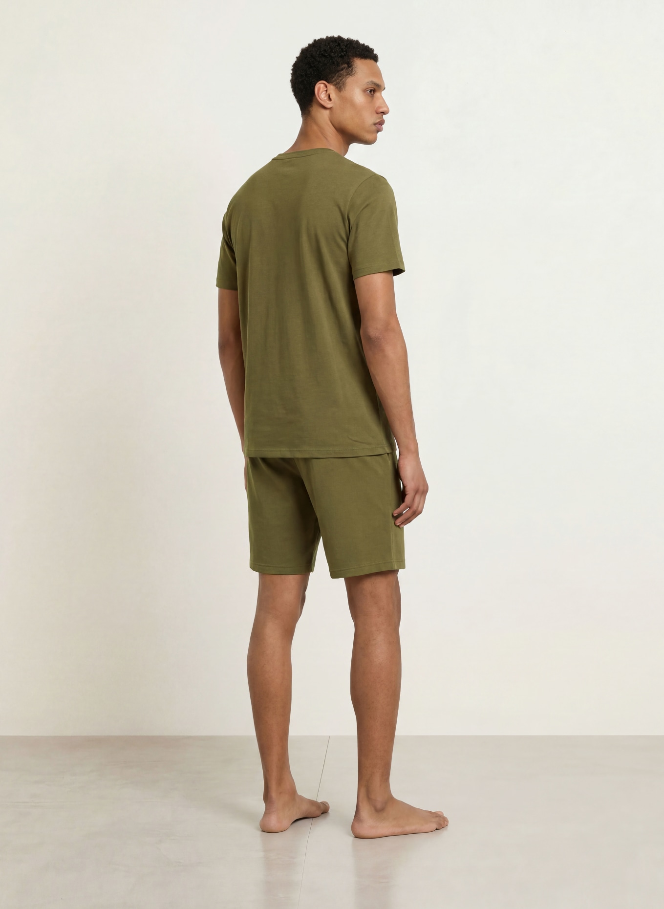 BOSS Pajama shirt MIX&MATCH: OLIVE