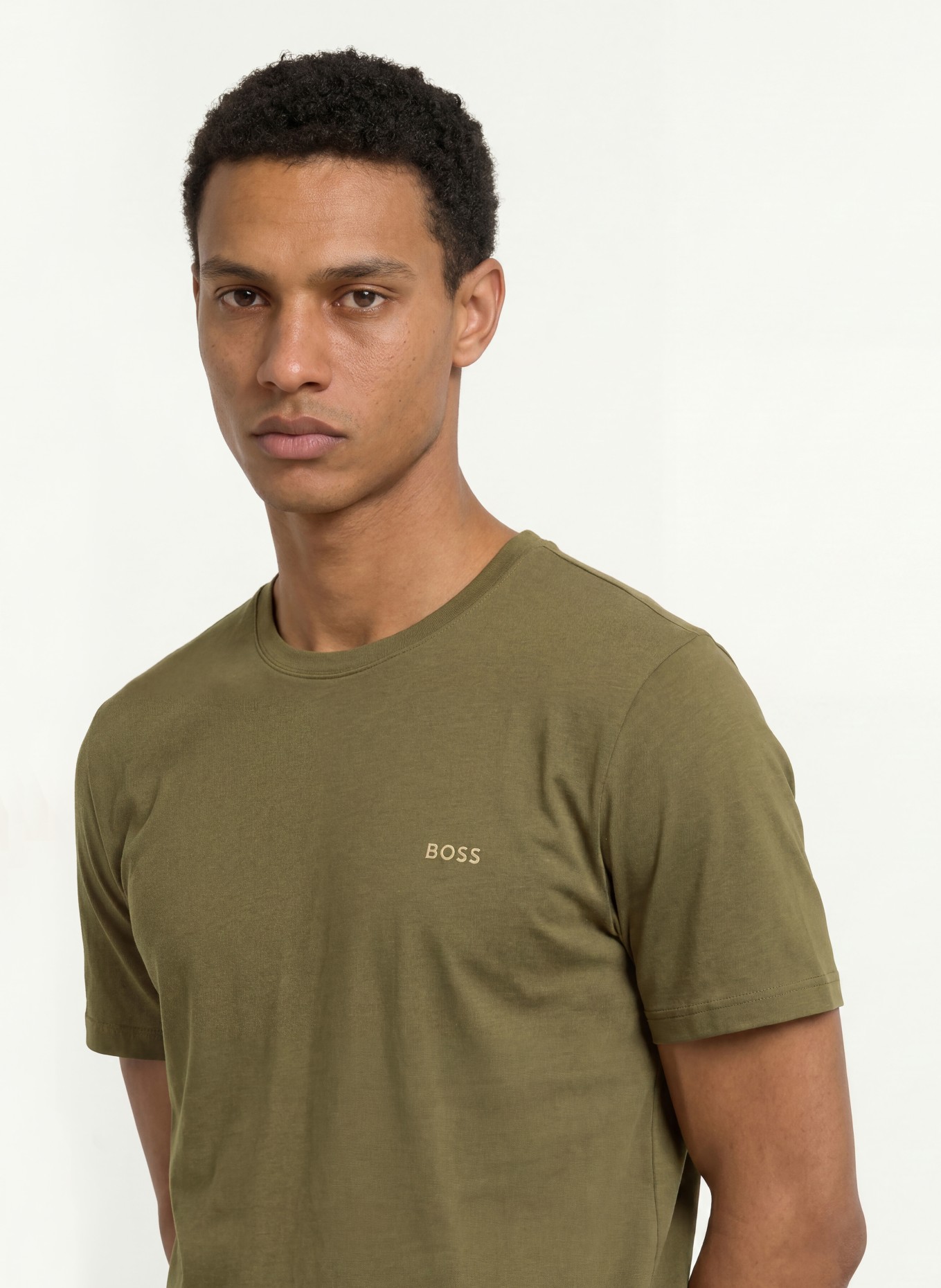 BOSS Pajama shirt MIX&MATCH: OLIVE