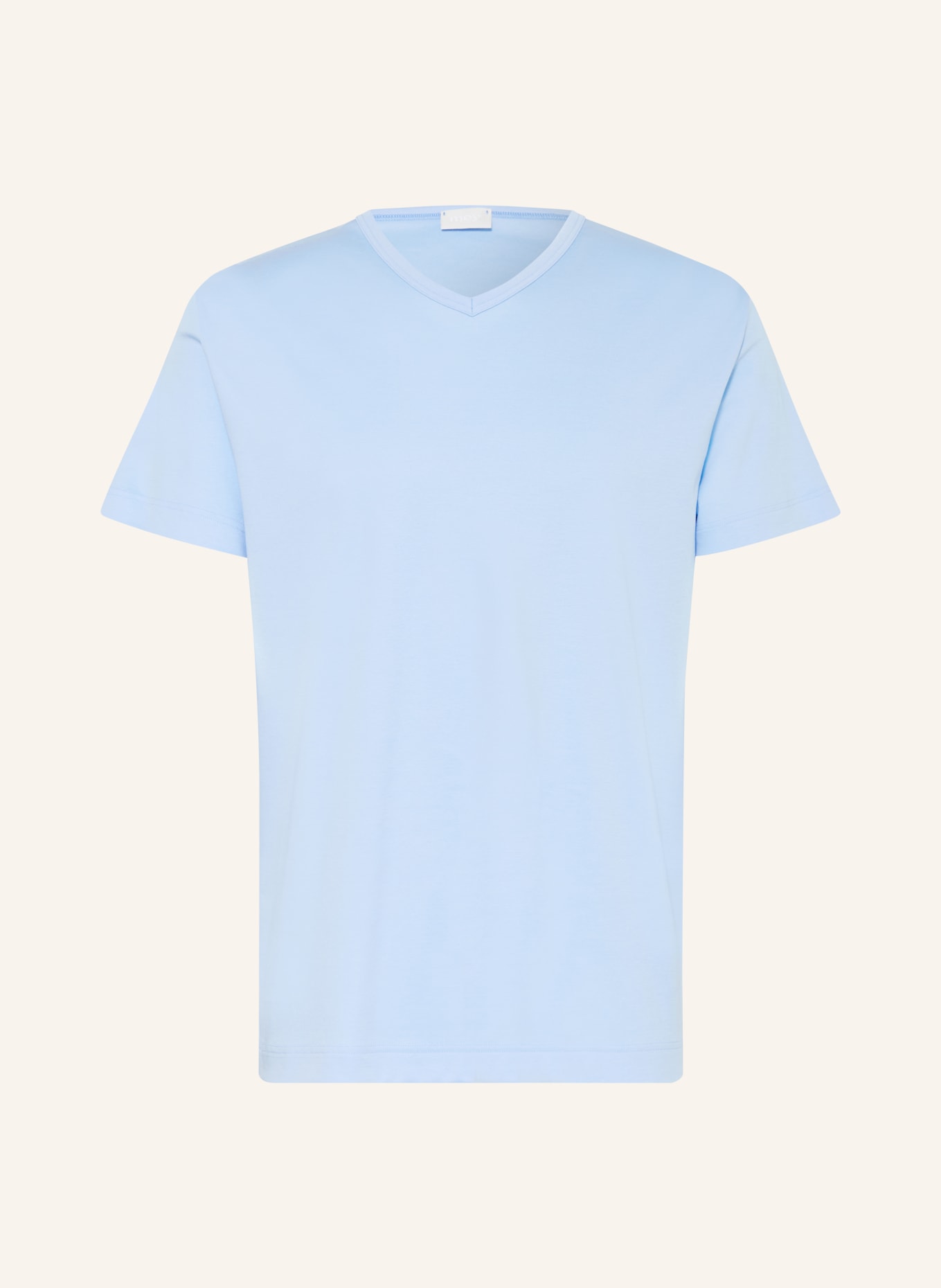 mey Schlafshirt Serie SOLID NIGHT: HELLBLAU