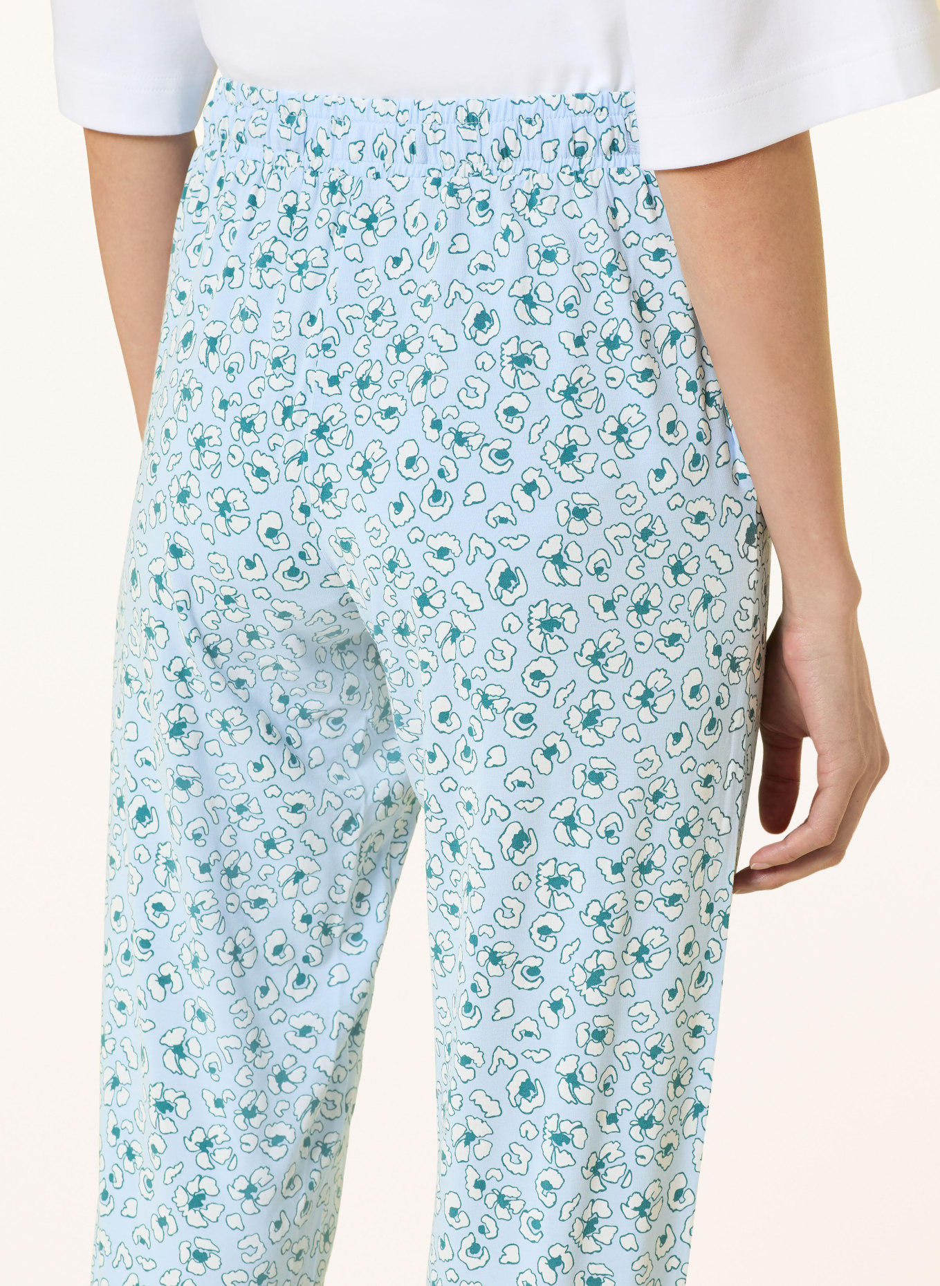 SCHIESSER Slaapbroek MIX+RELAX: LICHTBLAUW / GROEN / WIT