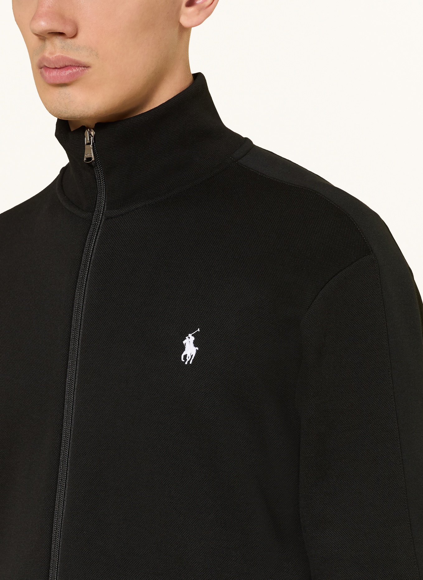 POLO RALPH LAUREN veste de survêtement: NOIR