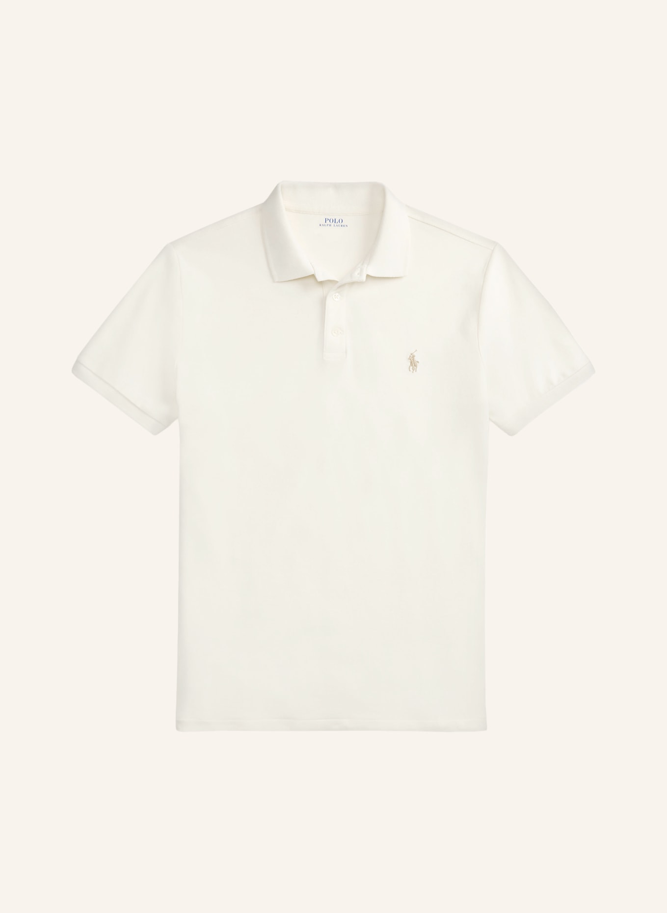 POLO RALPH LAUREN Polo piqué coupe slim personnalisé: BLANC