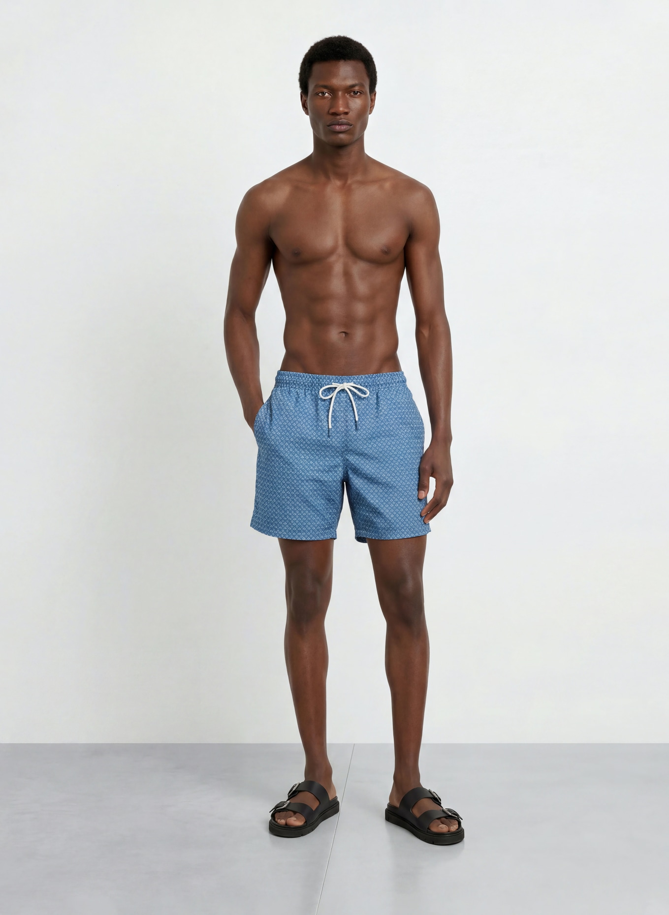 BOSS Badeshorts VIBE: BLAU / HELLBLAU