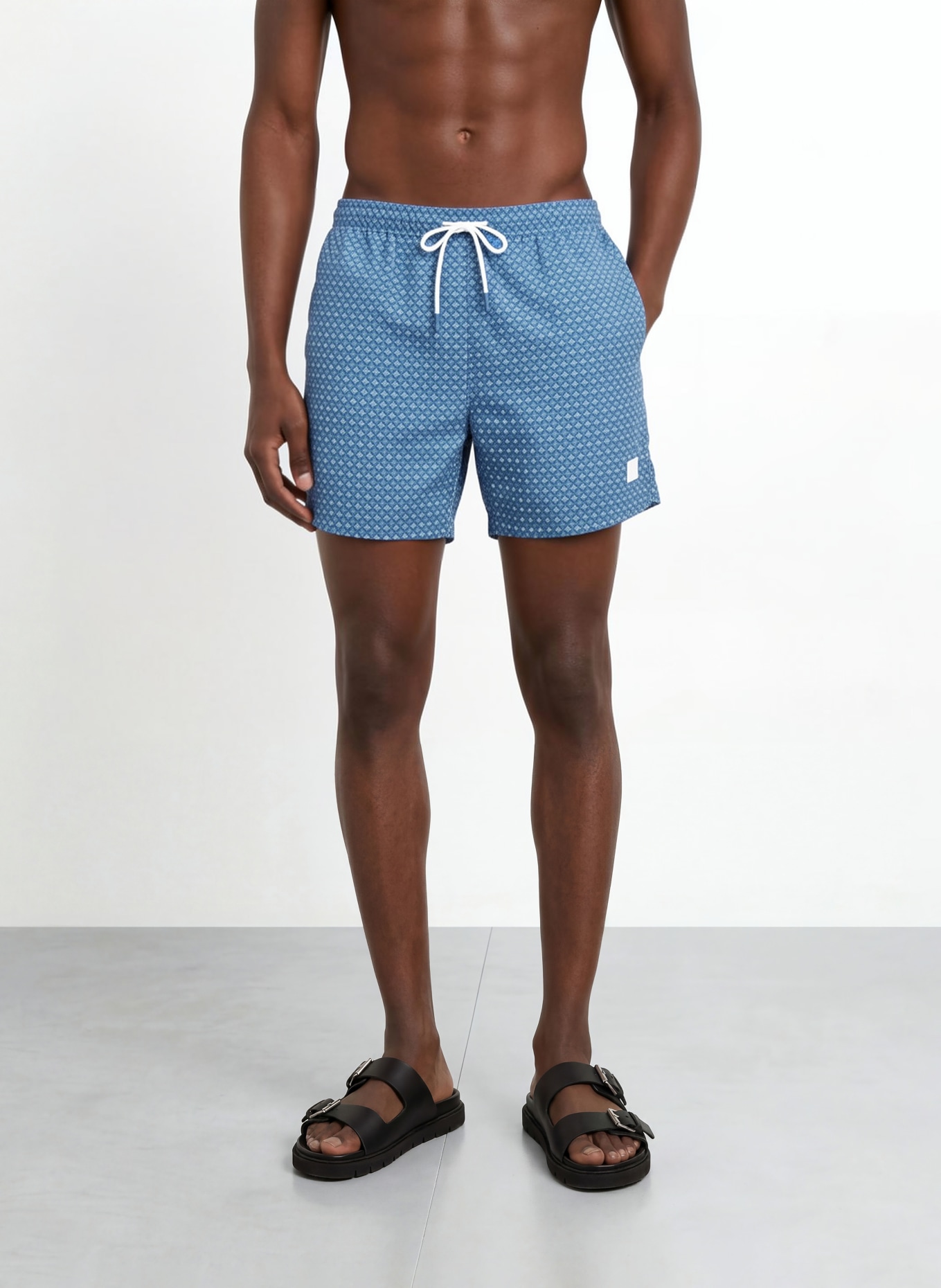 BOSS Badeshorts VIBE: BLAU / HELLBLAU