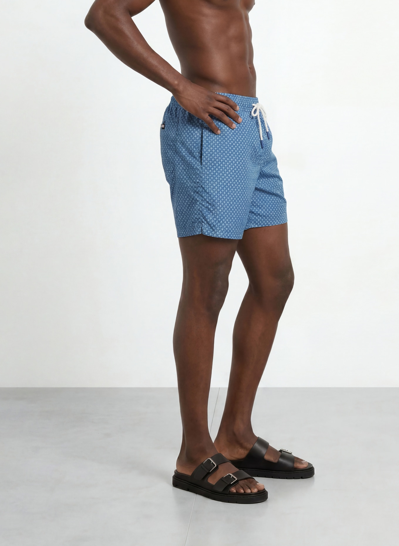 BOSS Badeshorts VIBE: BLAU / HELLBLAU