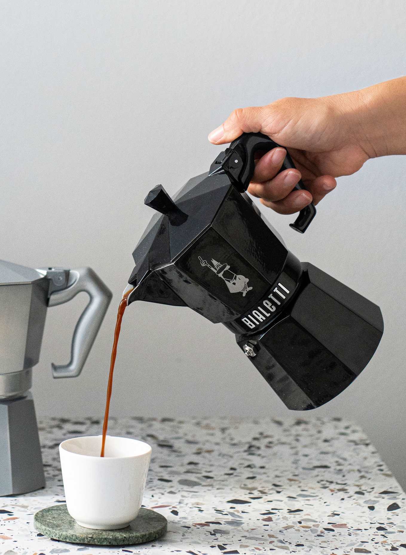 BIALETTI Espressomaker MOKA EXCLUSIVE: ZWART