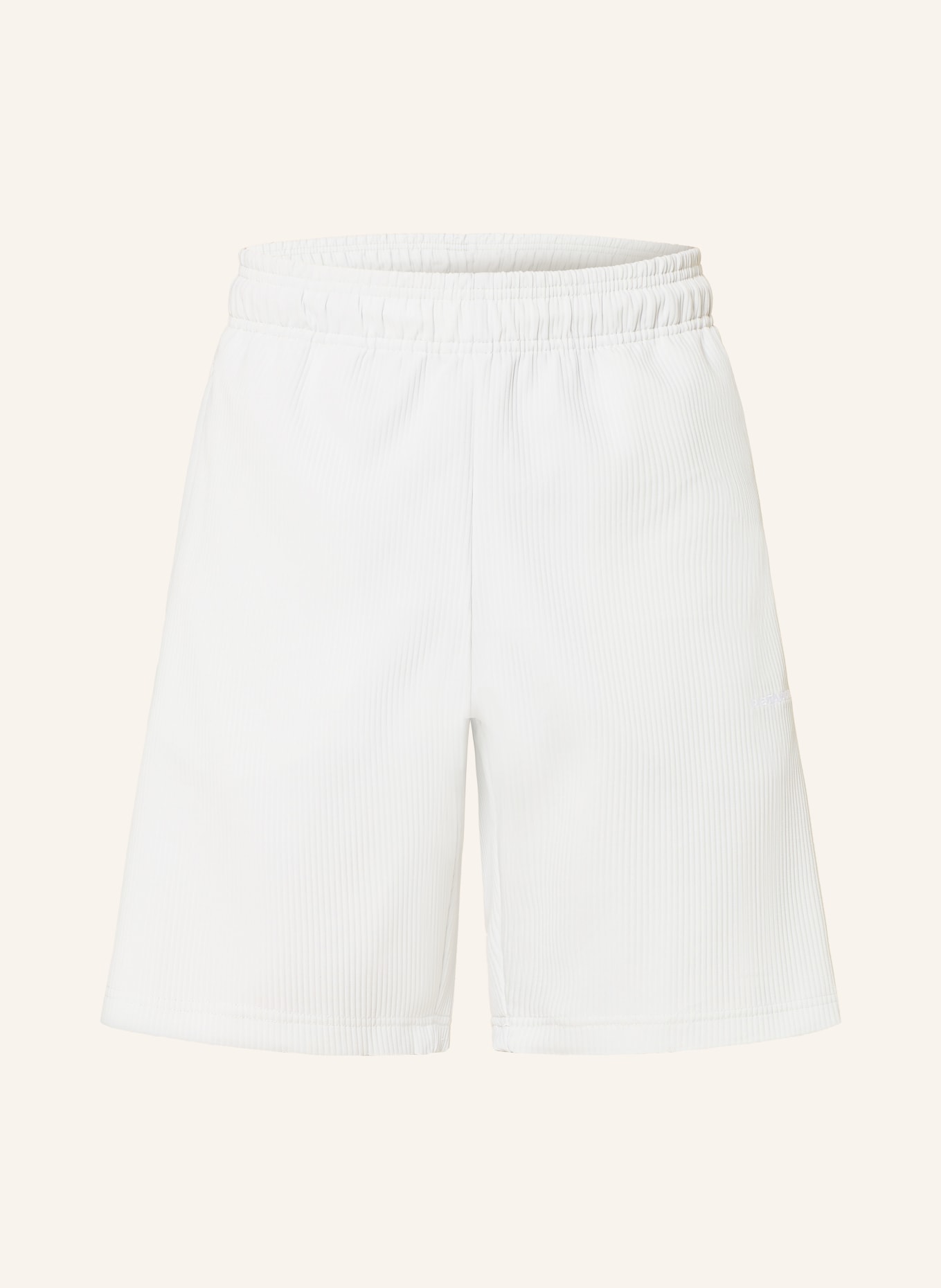 PEGADOR Plisseeshorts TROY: HELLGRAU