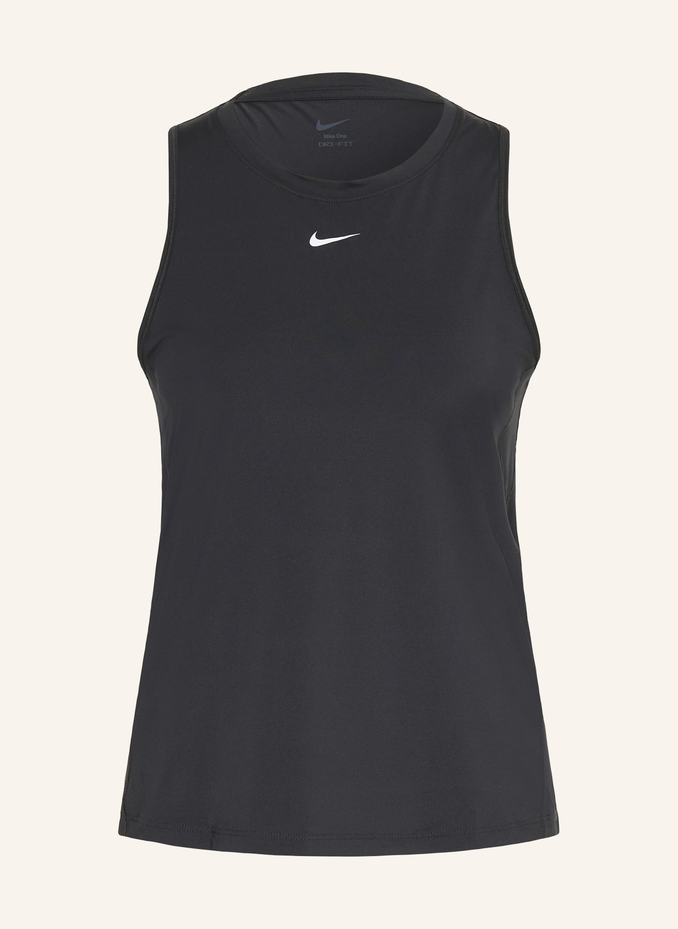 Nike Tanktop ONE CLASSIC: ZWART