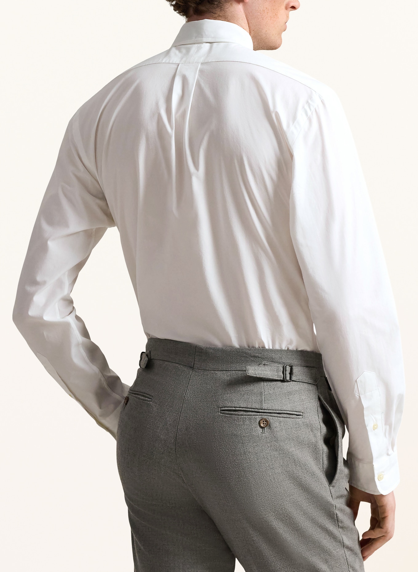 POLO RALPH LAUREN Overhemd Custom Fit: WIT