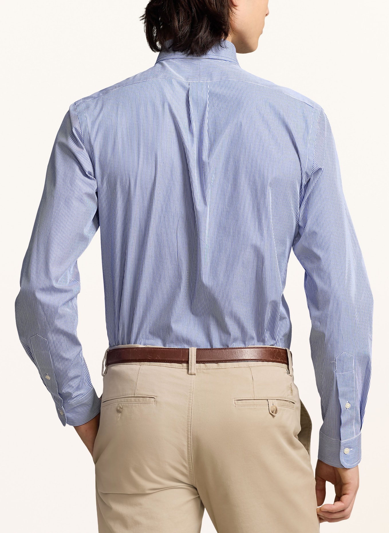 POLO RALPH LAUREN Overhemd Slim Fit: DONKERBLAUW