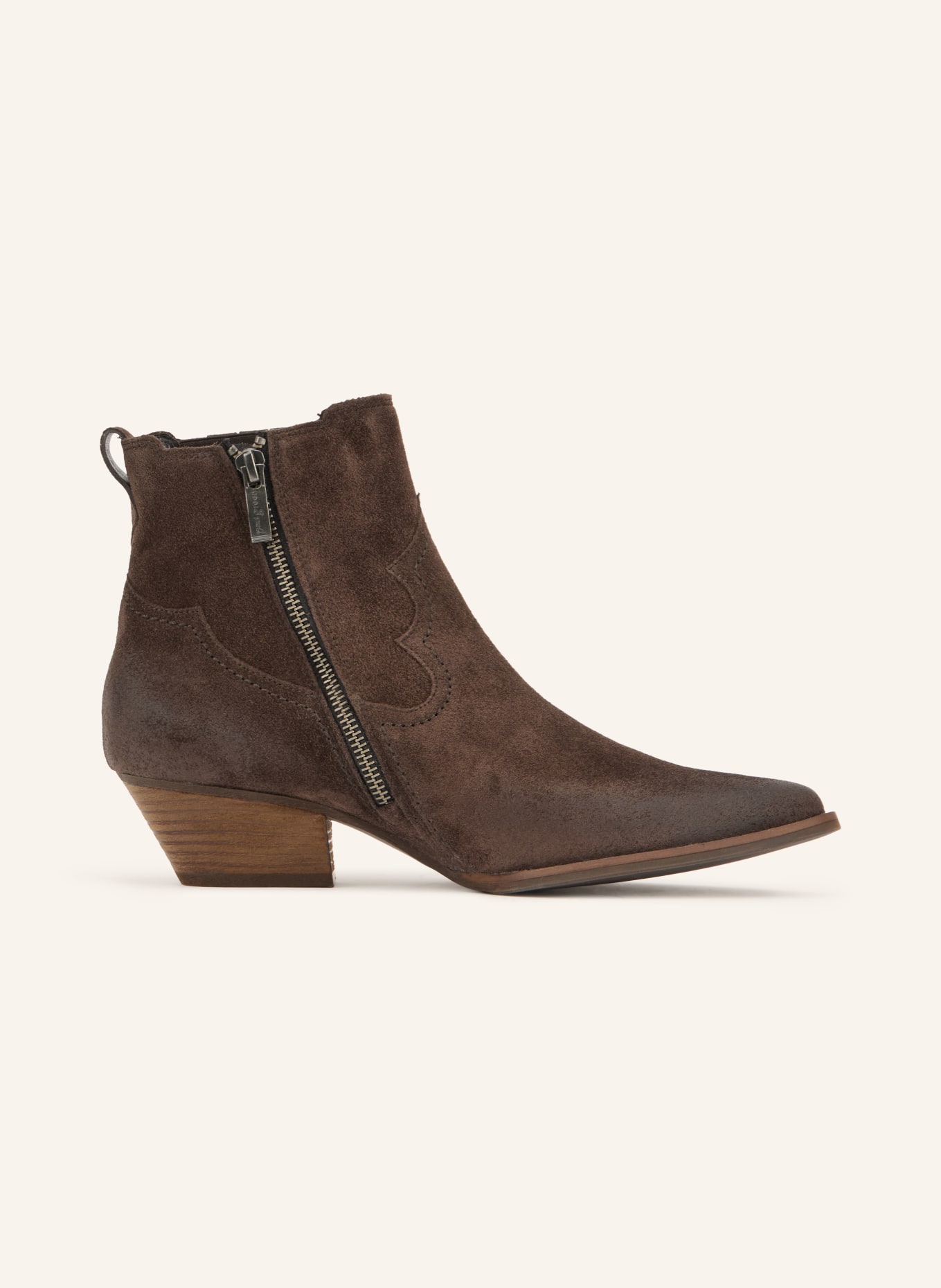 paul green Cowboy boots: DARK BROWN