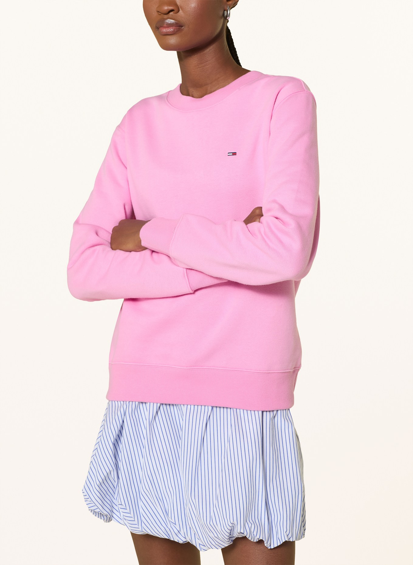TOMMY JEANS Sweatshirt: PINK
