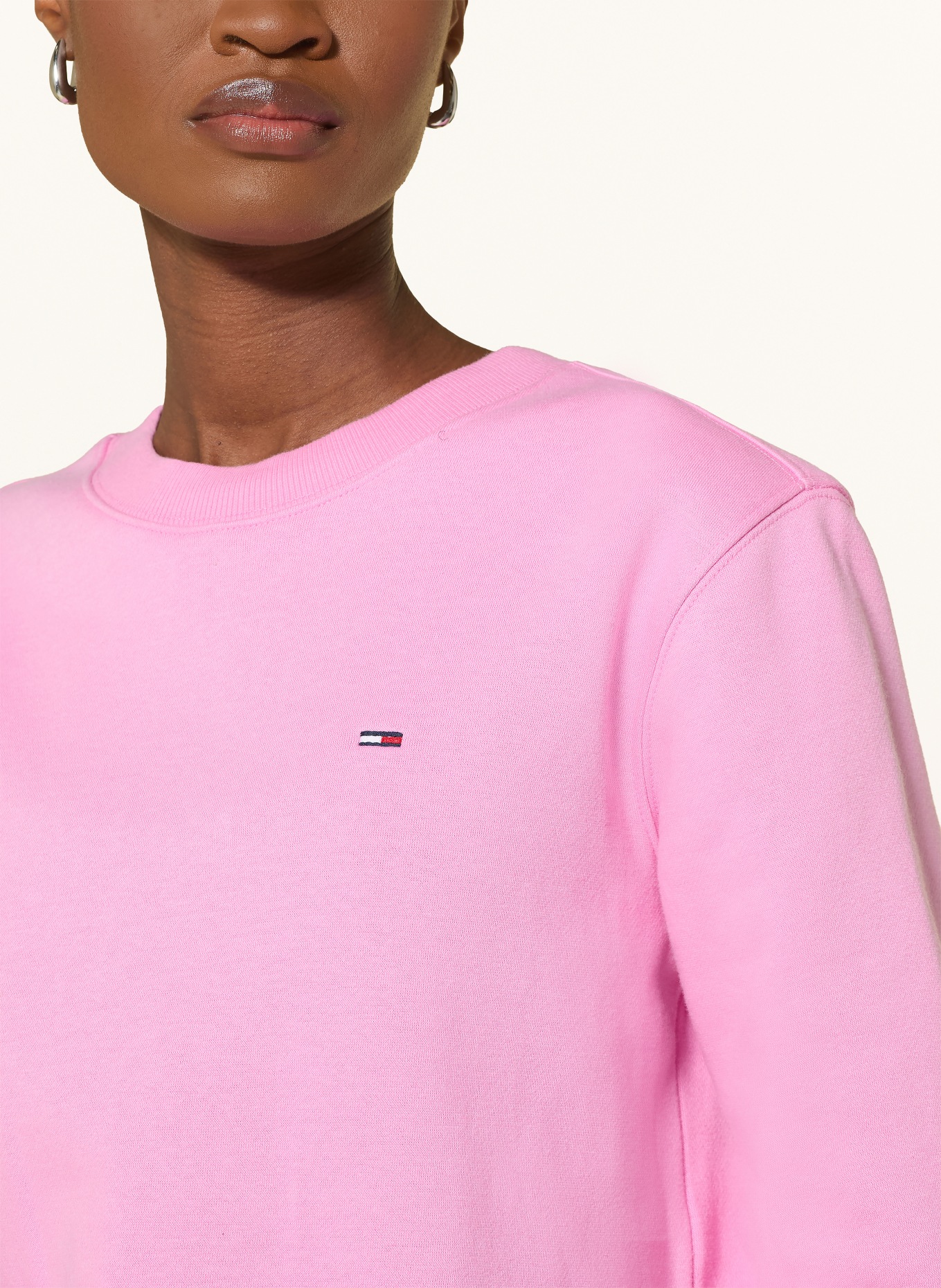 TOMMY JEANS Sweatshirt: PINK