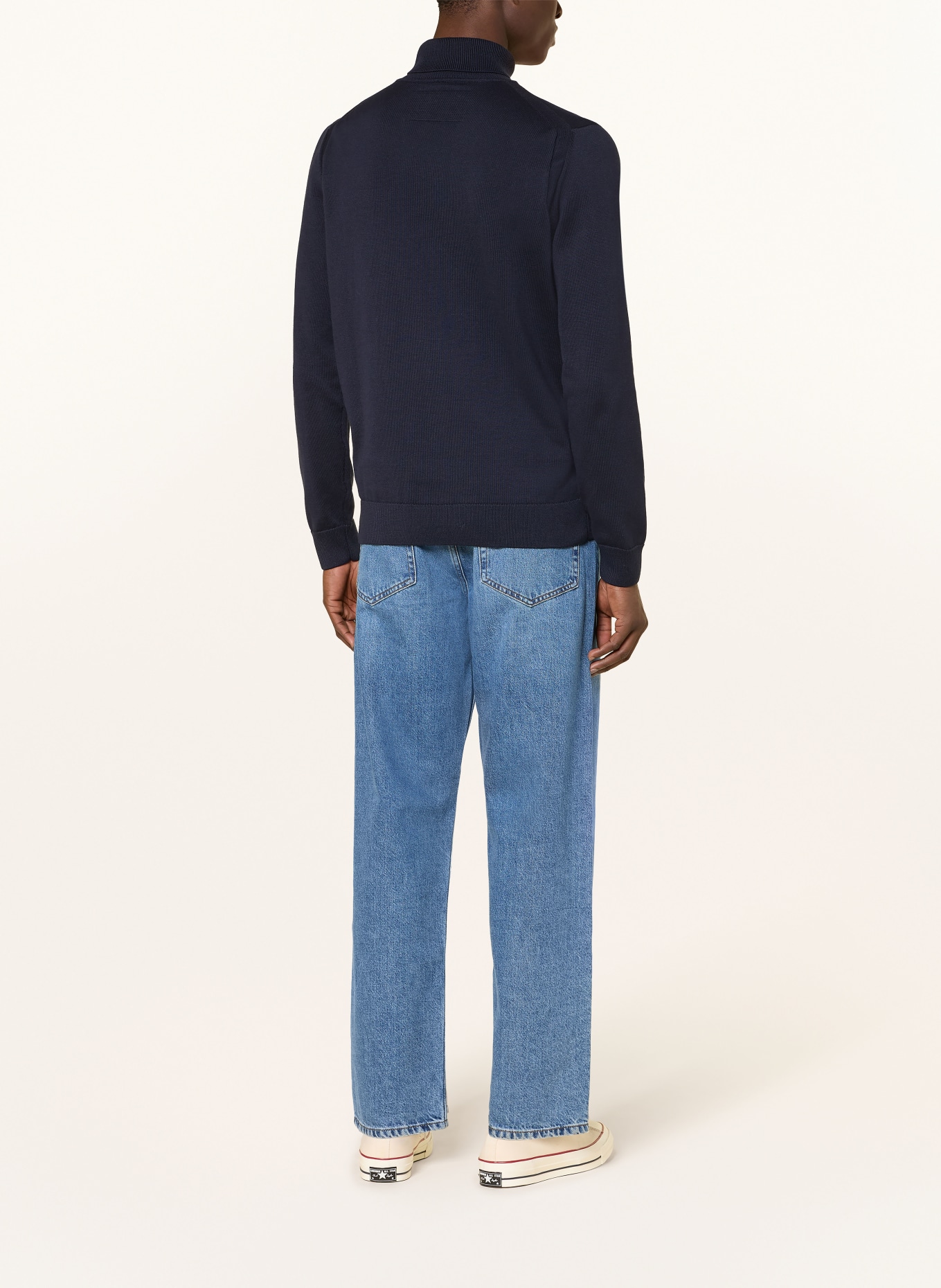 ARMEDANGELS Turtleneck sweater GAARDO: DARK BLUE