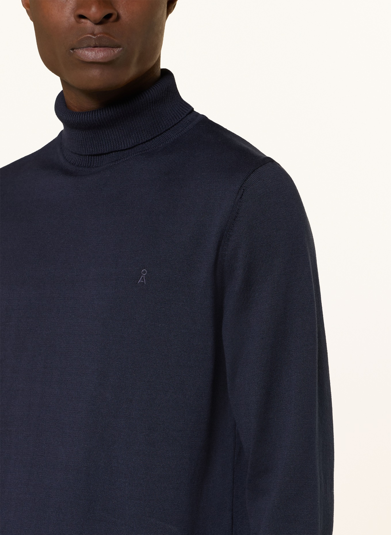 ARMEDANGELS Turtleneck sweater GAARDO: DARK BLUE