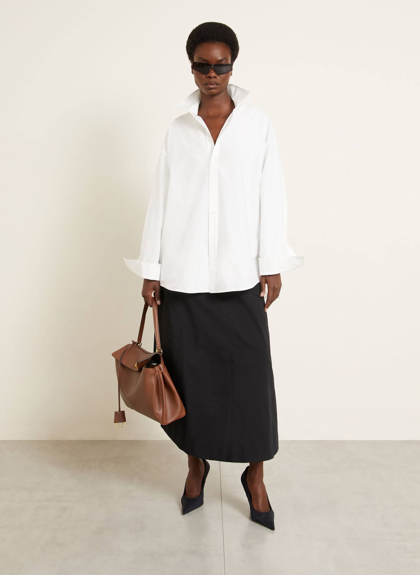 BALENCIAGA Geantă de mână RODEO MEDIUM: MARO