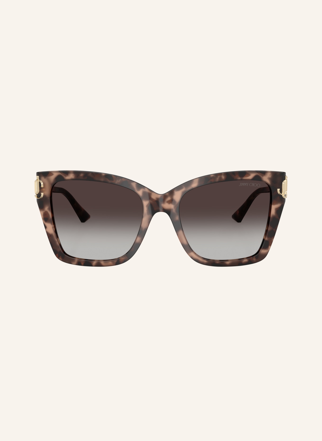 JIMMY CHOO Solbriller JC5012 KIRA: HAVANA/ GRÅ GRADERING